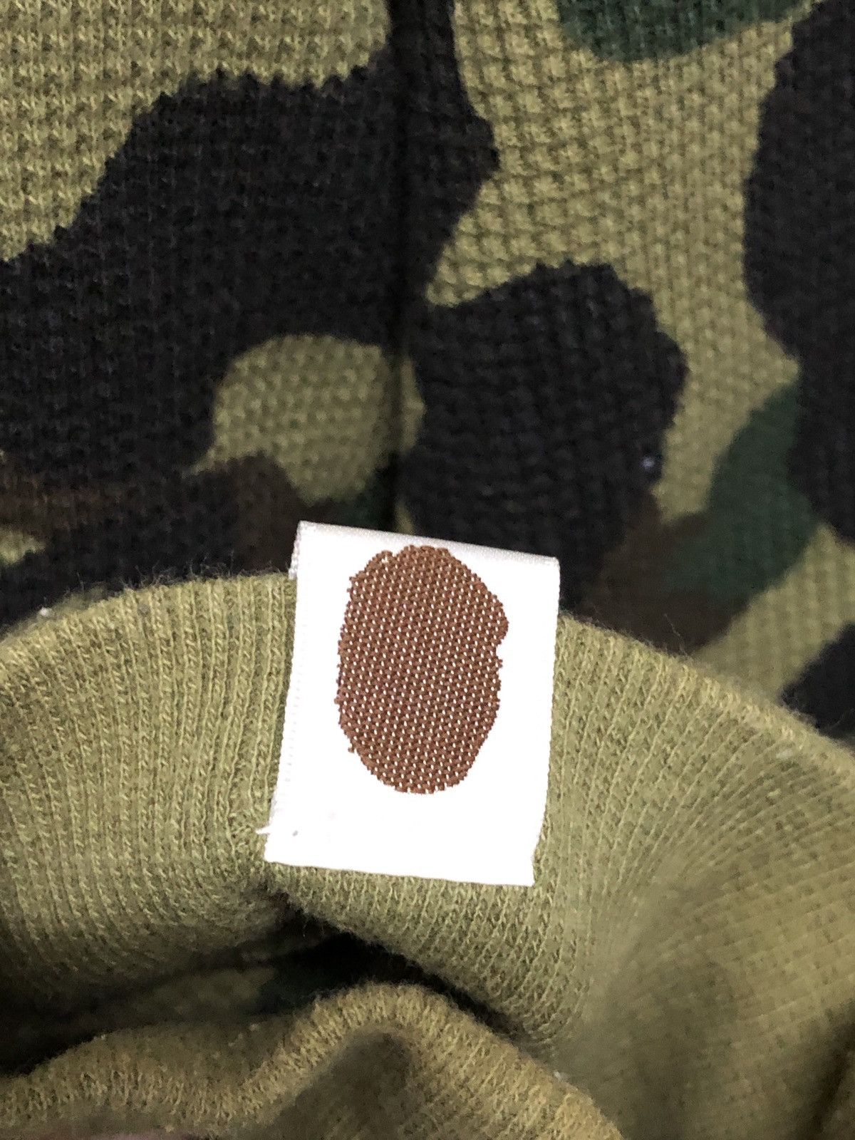 Bape 1st Camo Thermal Crewneck Size US M / EU 48-50 / 2 - 5 Thumbnail