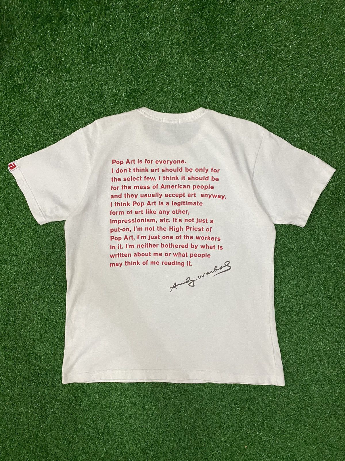 Andy Warhol Vintage Y2K Elvis Presley x Andy Warhol over printed tee Size US L / EU 52-54 / 3 - 4 Thumbnail