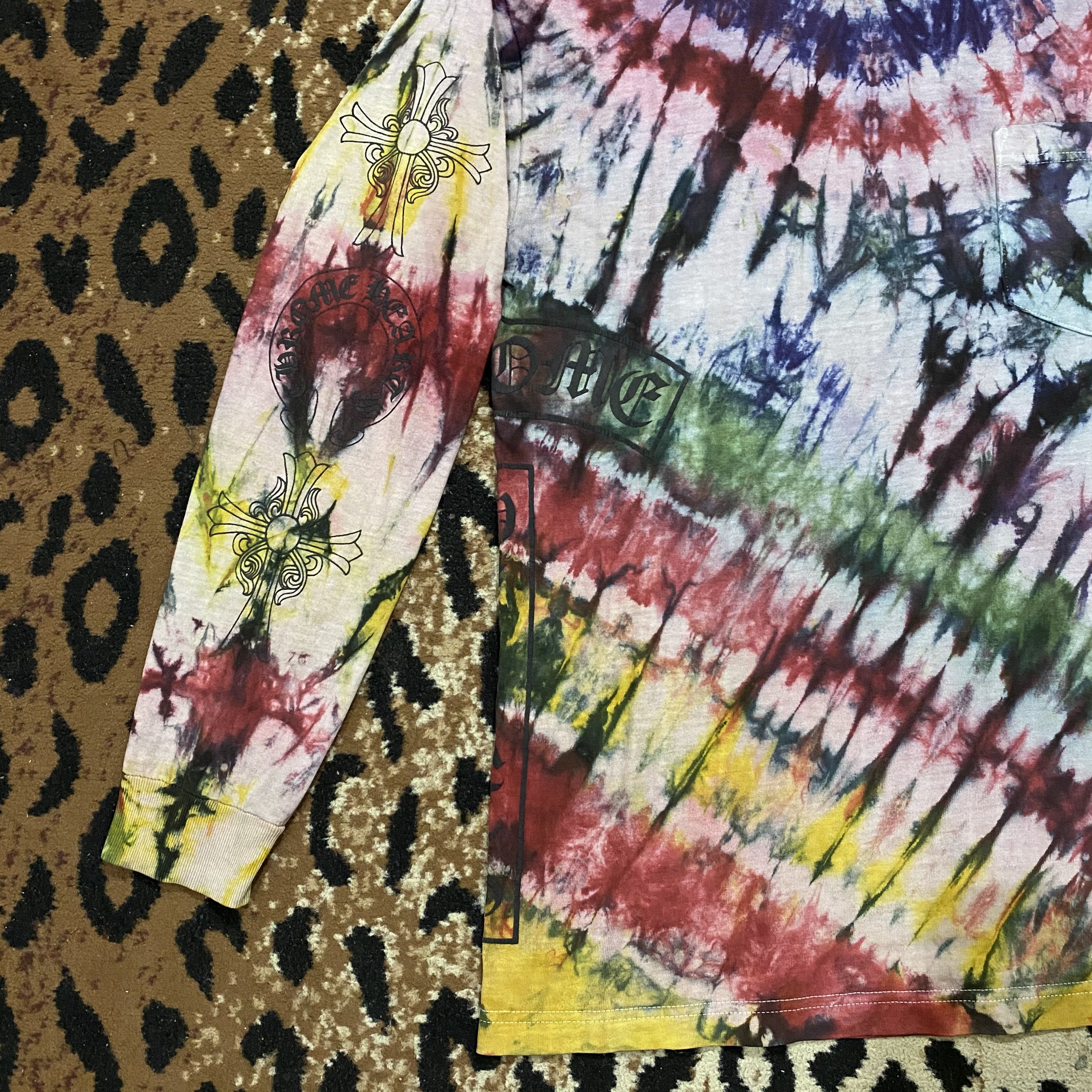 Chrome Hearts Chrome Hearts Custom Tie Dye Longsleeve Size US M / EU 48-50 / 2 - 4 Thumbnail