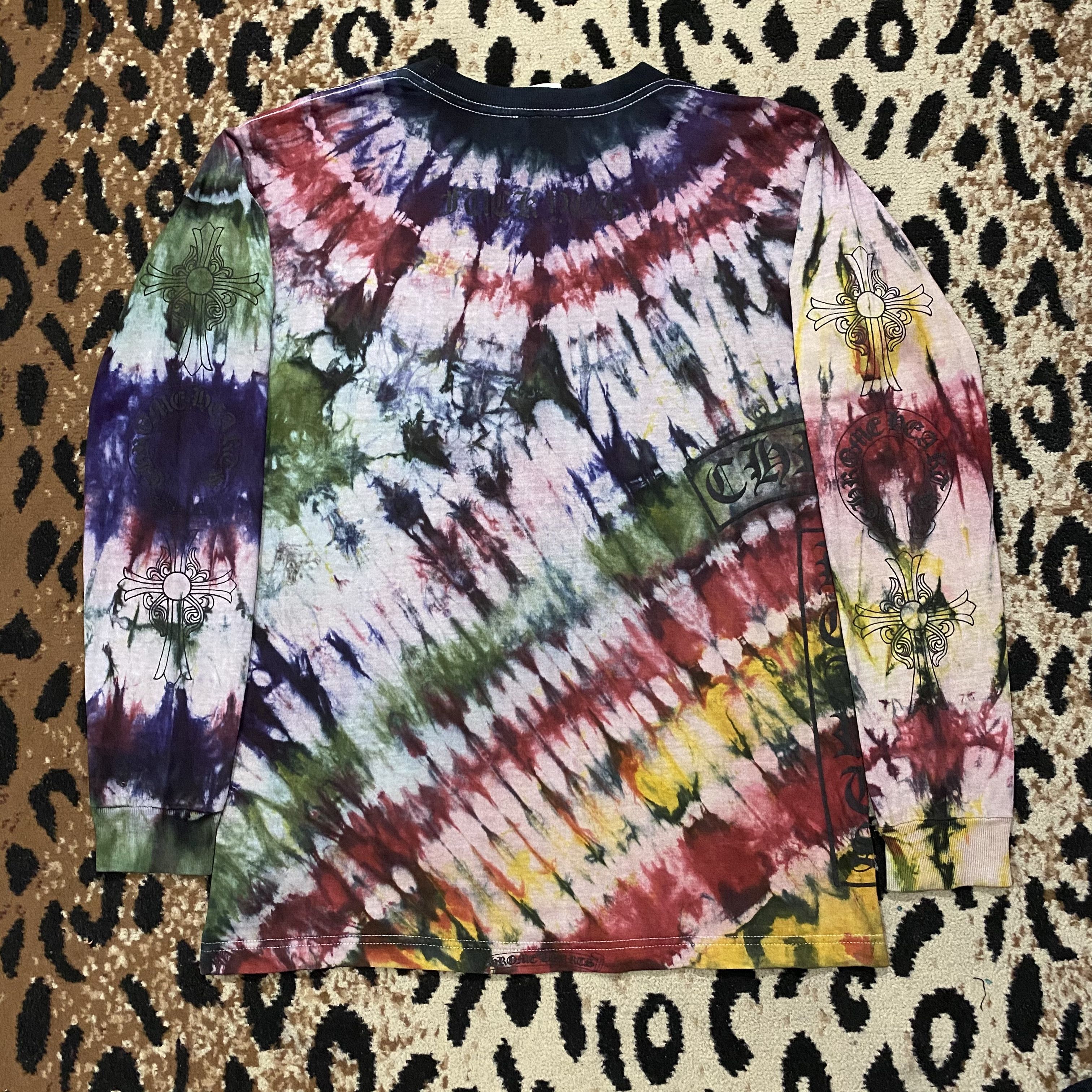 Chrome Hearts Chrome Hearts Custom Tie Dye Longsleeve Size US M / EU 48-50 / 2 - 6 Thumbnail