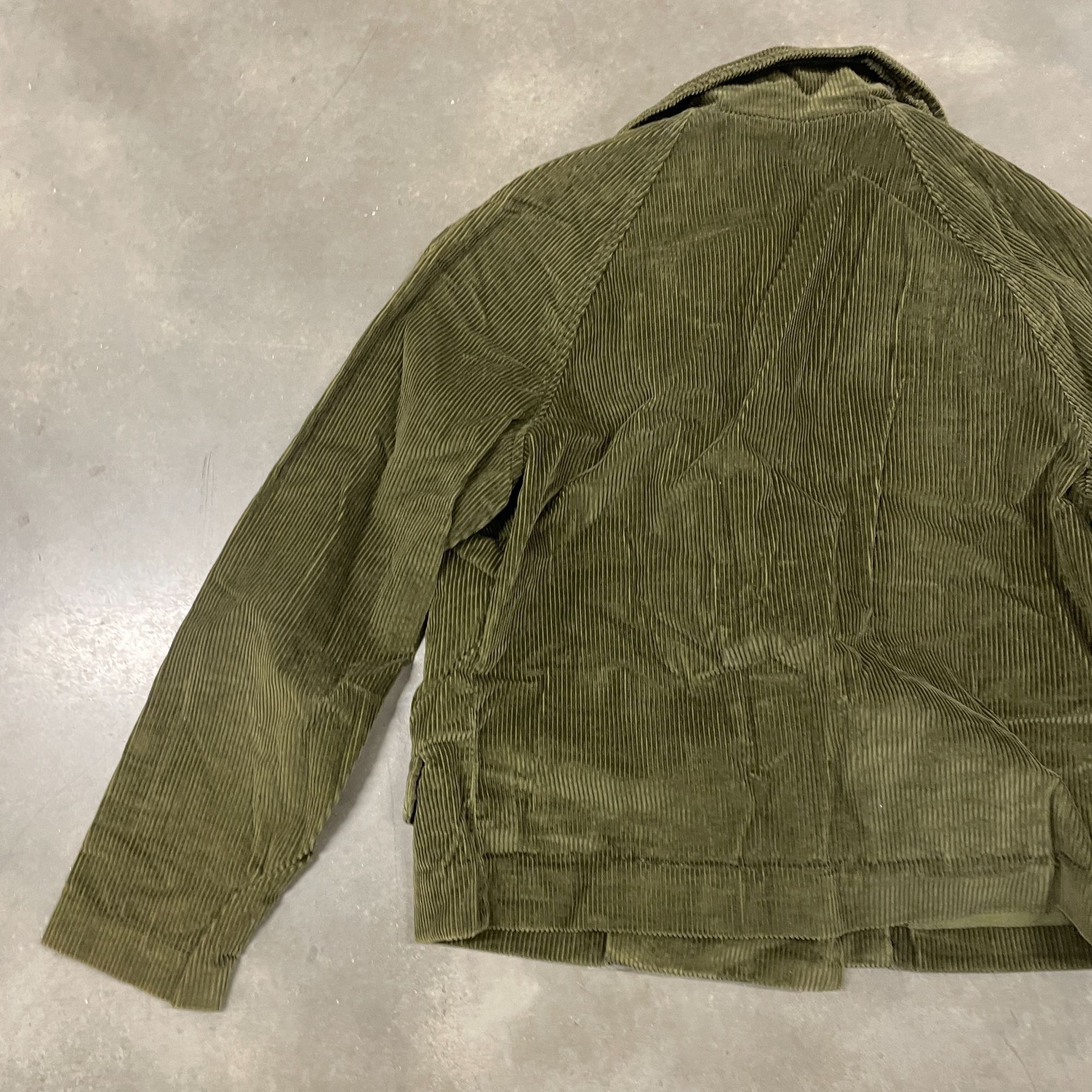 Vintage 60s VTG Green/Brown White Stag Corduroy Double Breasted Blaz Size XL / US 12-14 / IT 48-50 - 11 Thumbnail