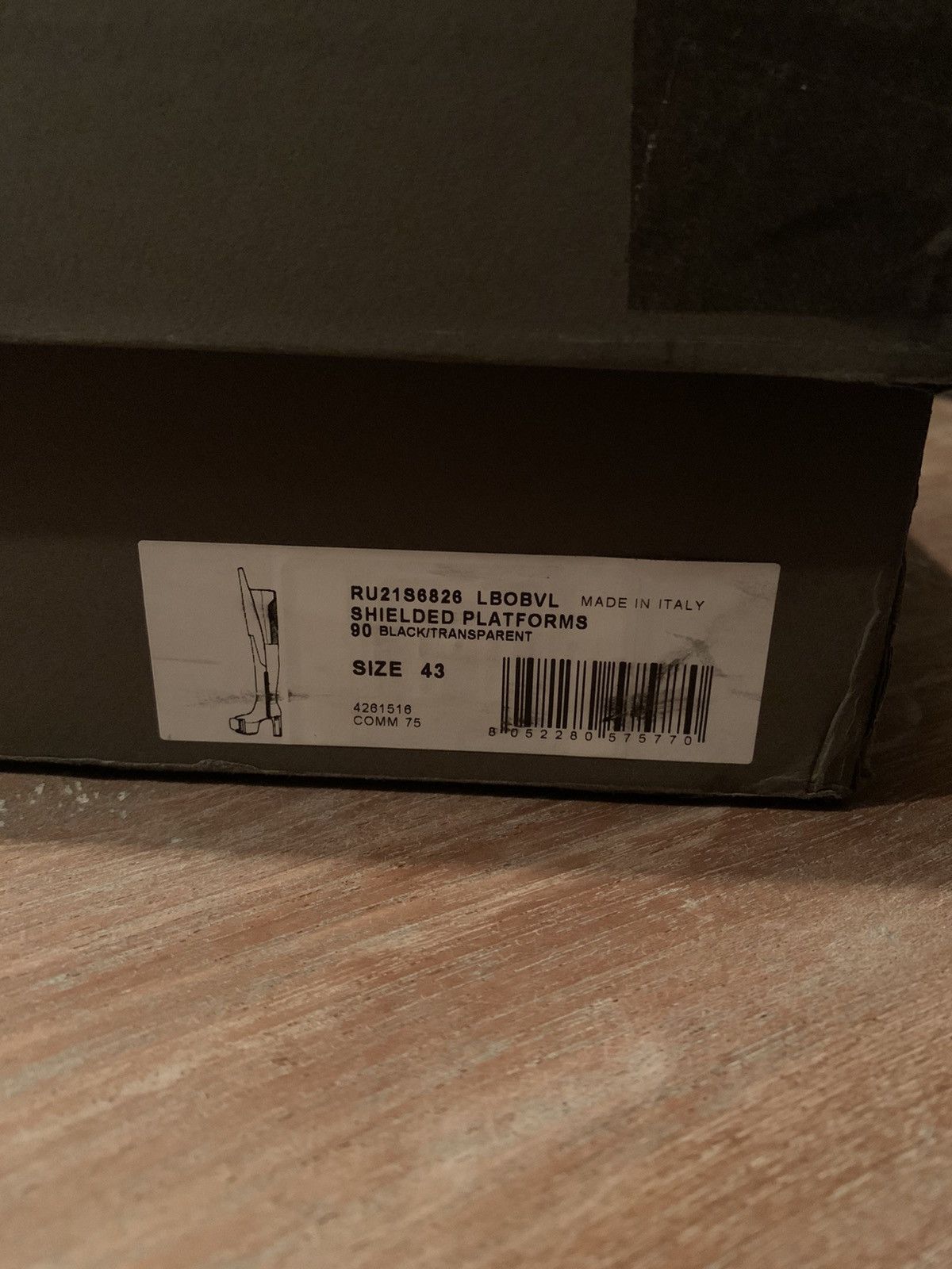 Rick Owens FIRST GEN Shield bevel boots! EU43 Size US 10 / EU 43 - 9 Thumbnail