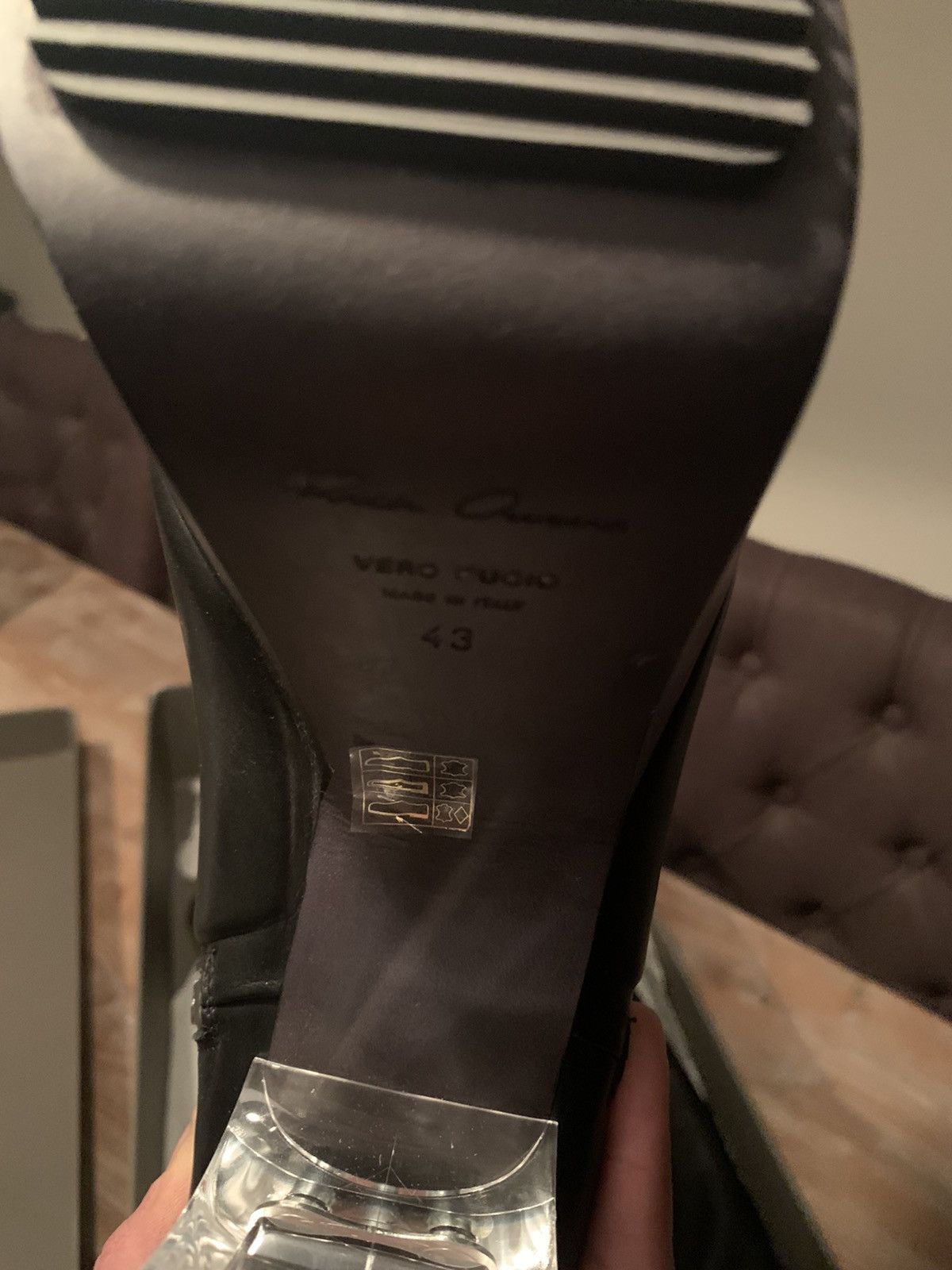 Rick Owens FIRST GEN Shield bevel boots! EU43 Size US 10 / EU 43 - 6 Thumbnail