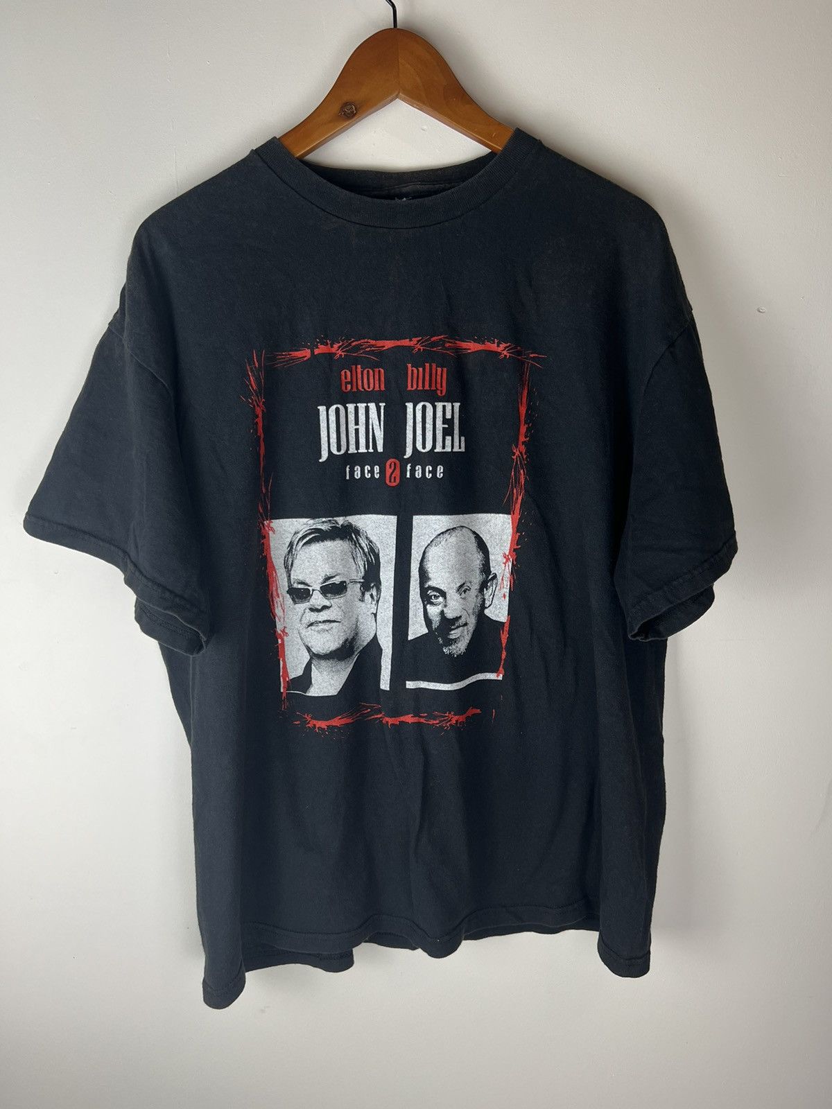 Band Tees × Vintage Elton john billy joel face 2 face 2009-2010 tour tee Size US L / EU 52-54 / 3 - 1 Thumbnail