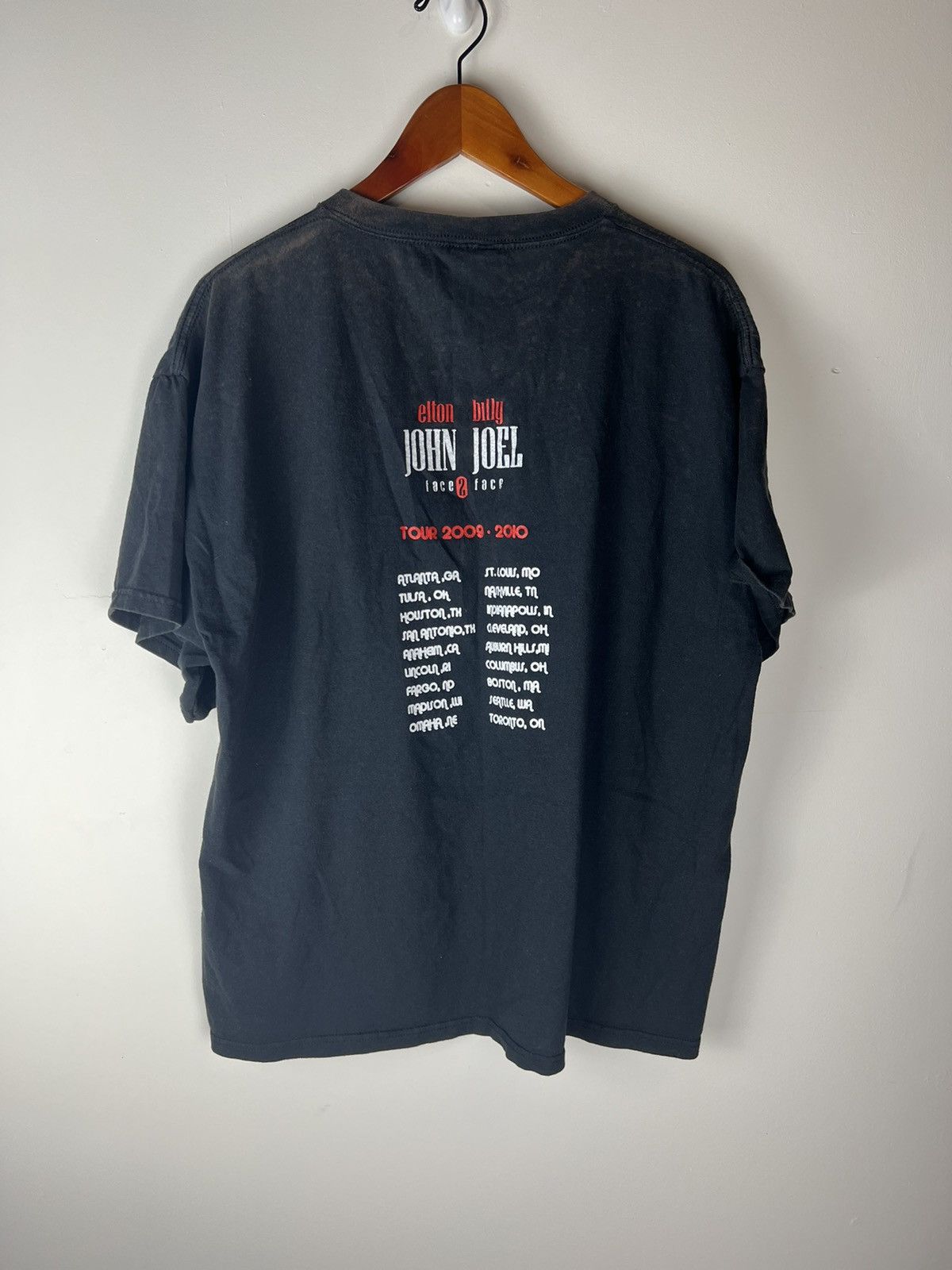 Band Tees × Vintage Elton john billy joel face 2 face 2009-2010 tour tee Size US L / EU 52-54 / 3 - 2 Thumbnail