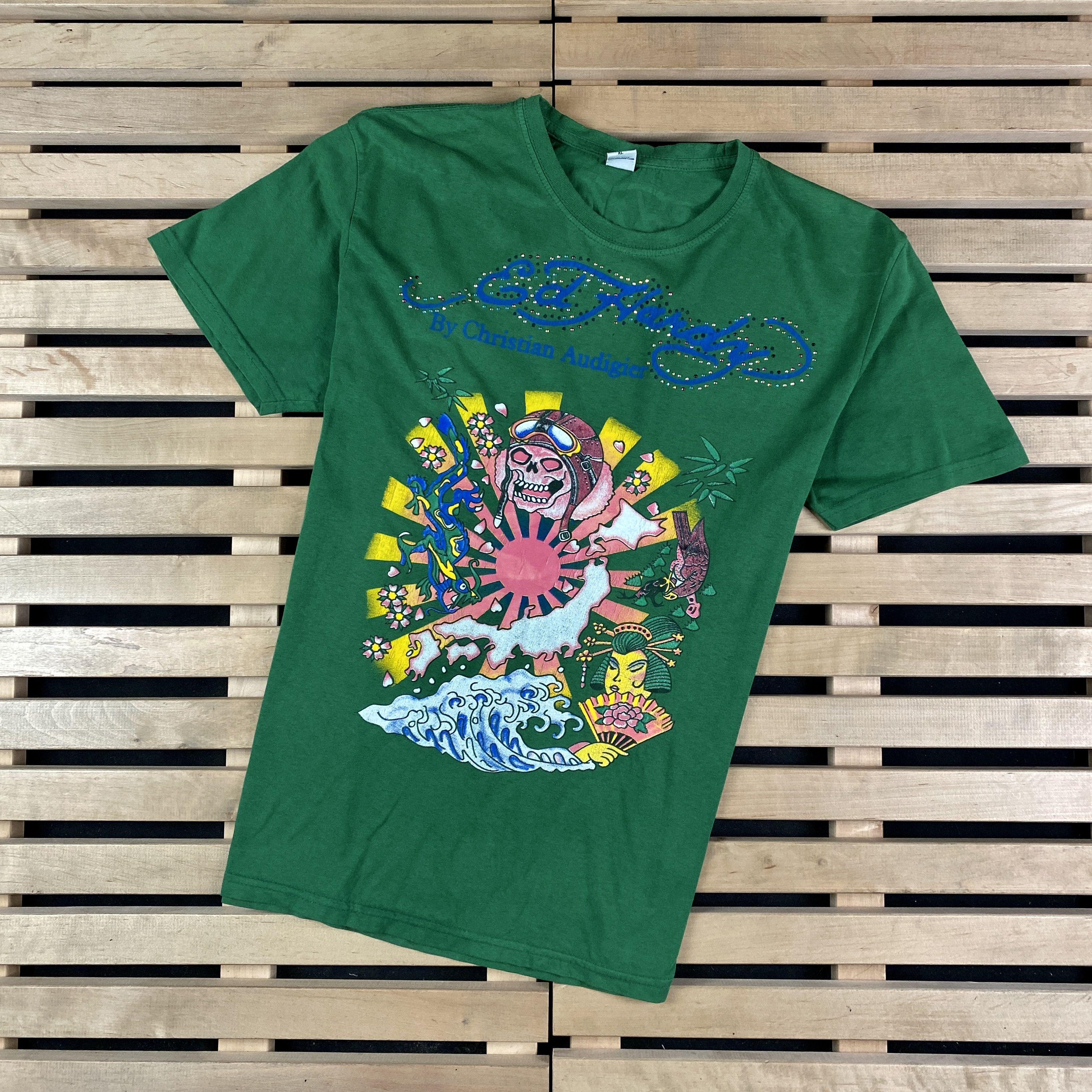 Ed Hardy Mens T-Shirt Ed Hardy Big Print Size XL Size US XL / EU 56 / 4 - 1 Thumbnail