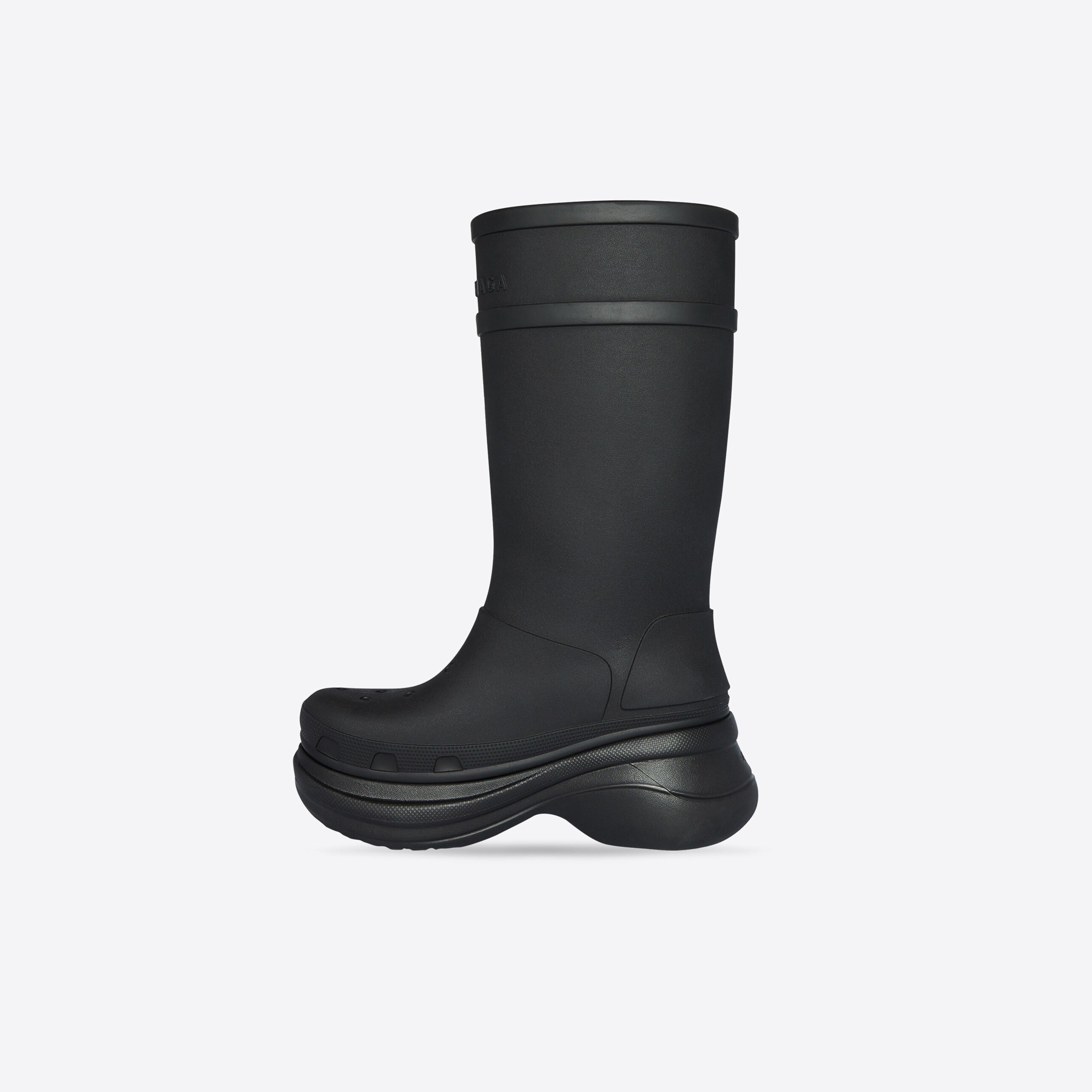 Balenciaga × Crocs BALENCIAGA x CROCS BOOT BLACK Size US 11 / EU 44 - 3 Thumbnail