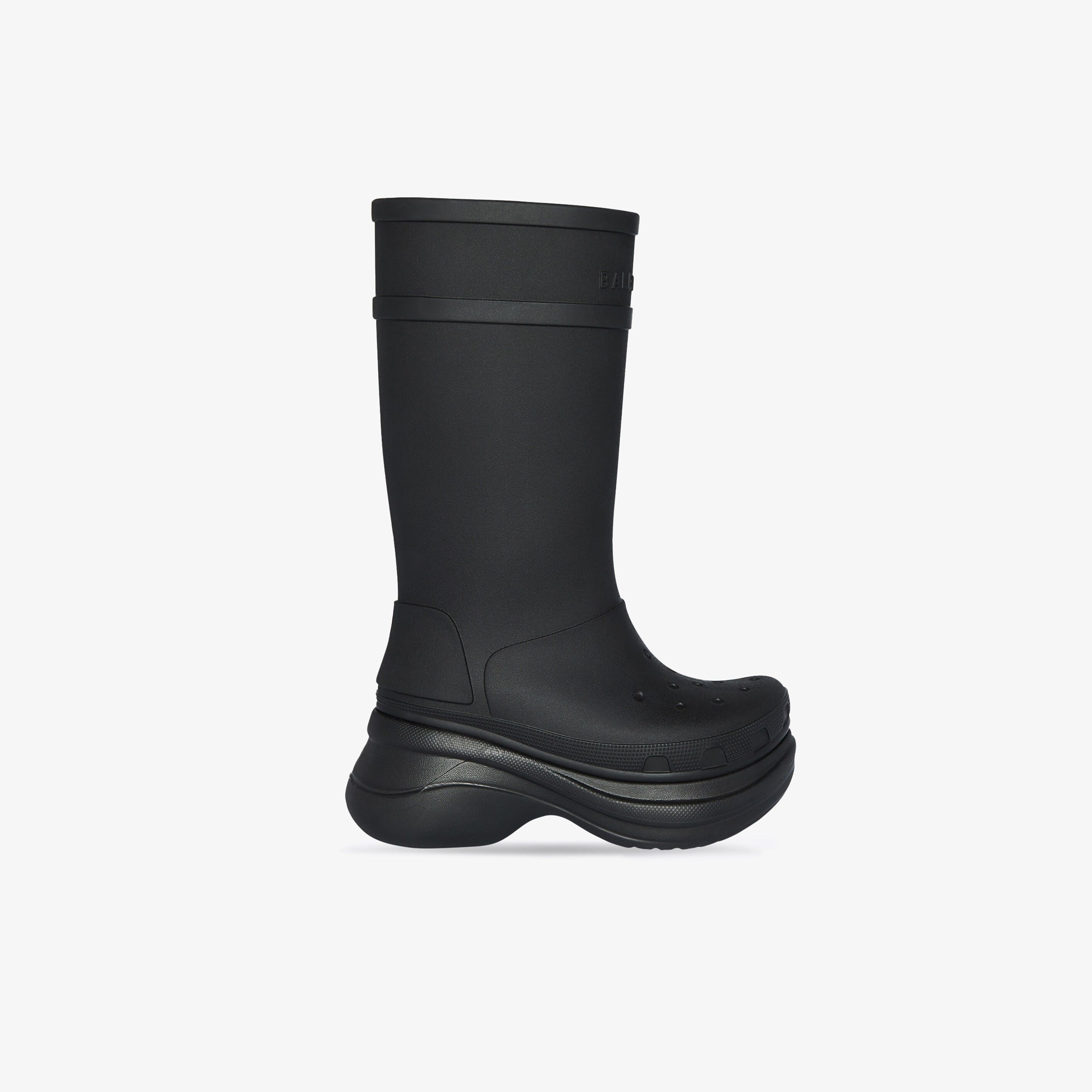 Balenciaga × Crocs BALENCIAGA x CROCS BOOT BLACK Size US 11 / EU 44 - 2 Thumbnail