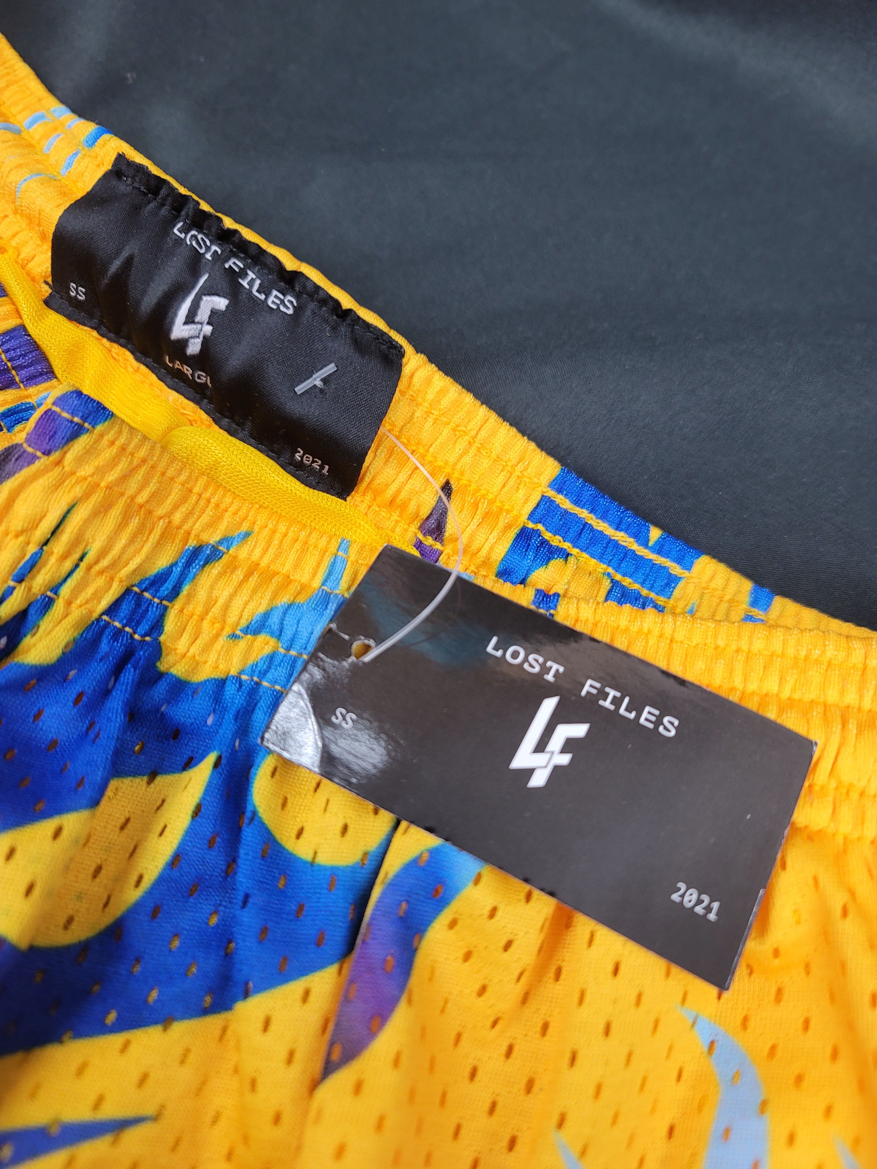 Lost Enterprises Lost Files Yellow Flames Shorts Size Large Brand New Size US 34 / EU 50 - 4 Thumbnail