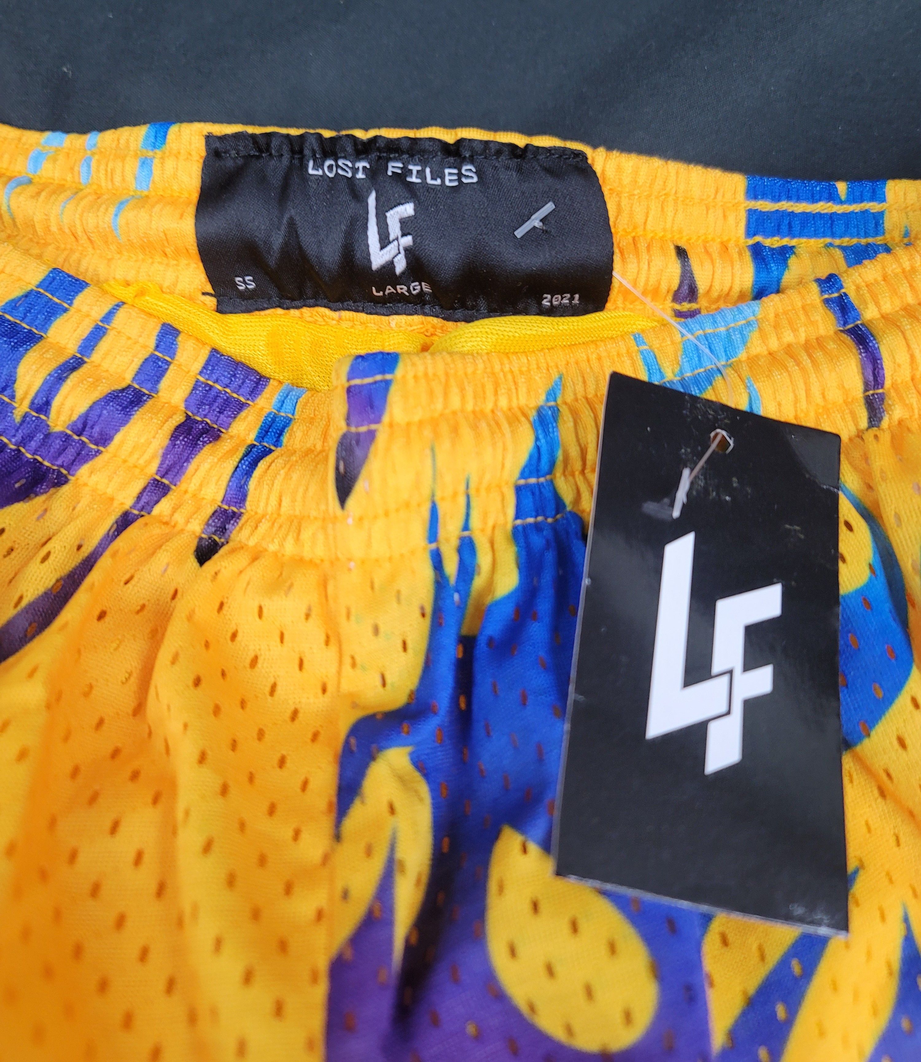 Lost Enterprises Lost Files Yellow Flames Shorts Size Large Brand New Size US 34 / EU 50 - 3 Thumbnail