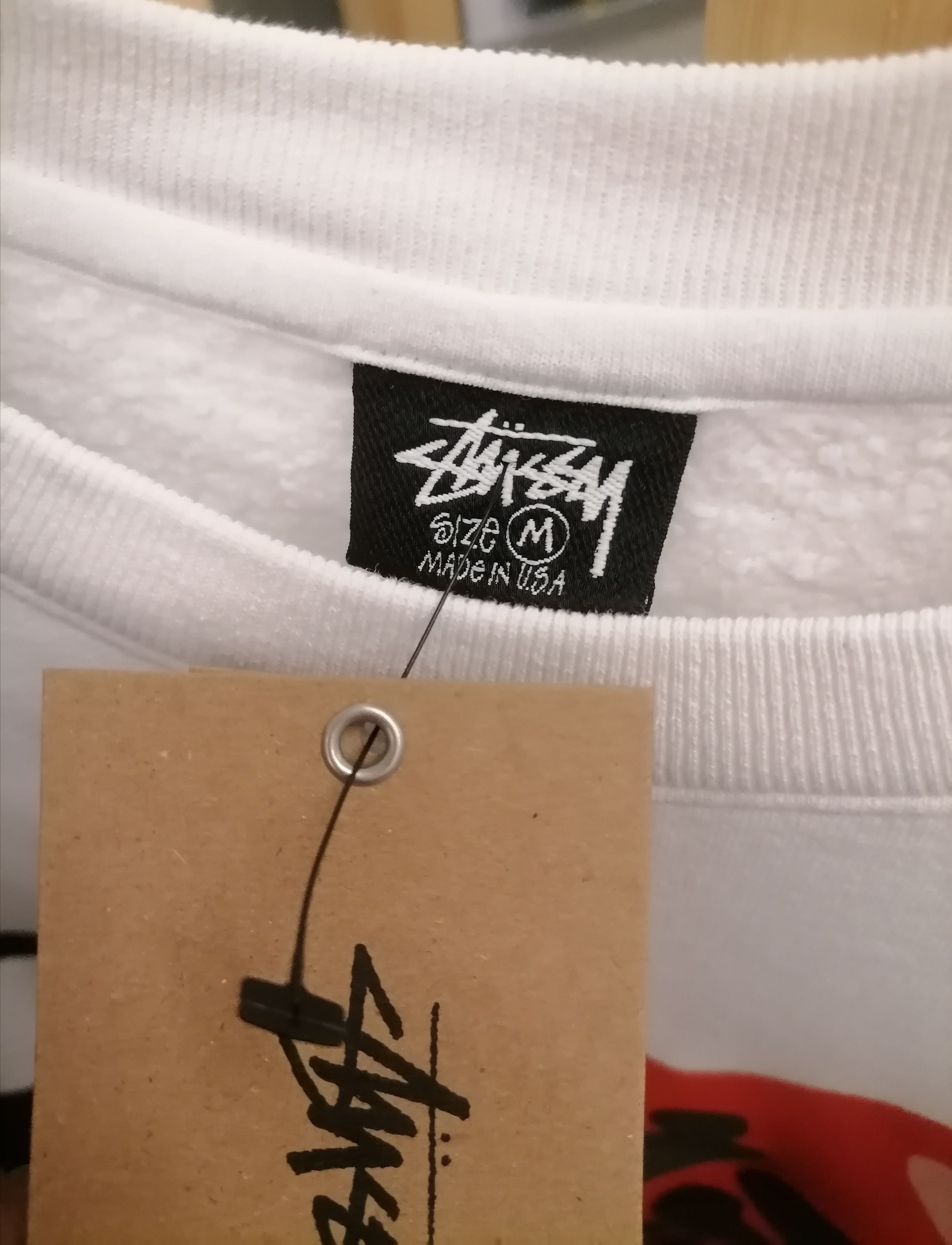 Cactus Plant Flea Market × Stussy Stussy CPFM Heart Crewneck Sweatshirt White Size US M / EU 48-50 / 2 - 2 Thumbnail
