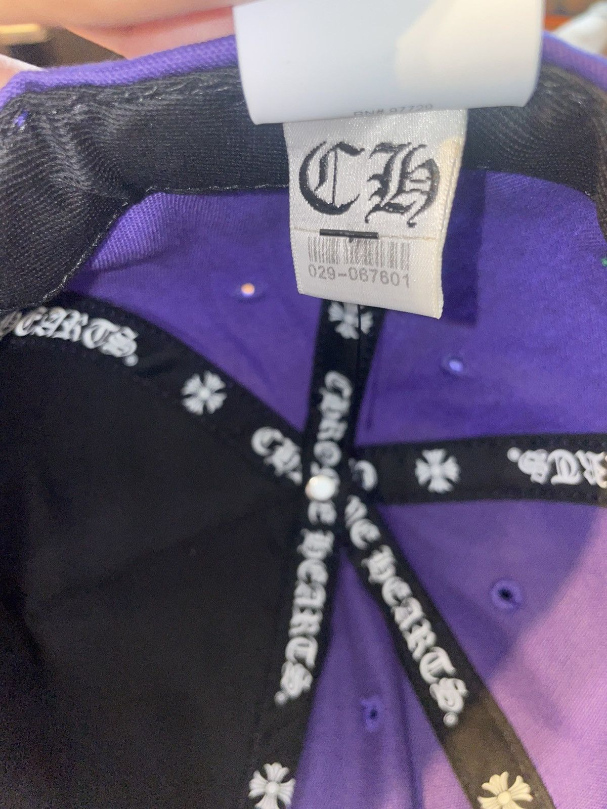 Chrome Hearts Chrome Hearts Purple/Green BaseBall Hat Size ONE SIZE - 6 Thumbnail