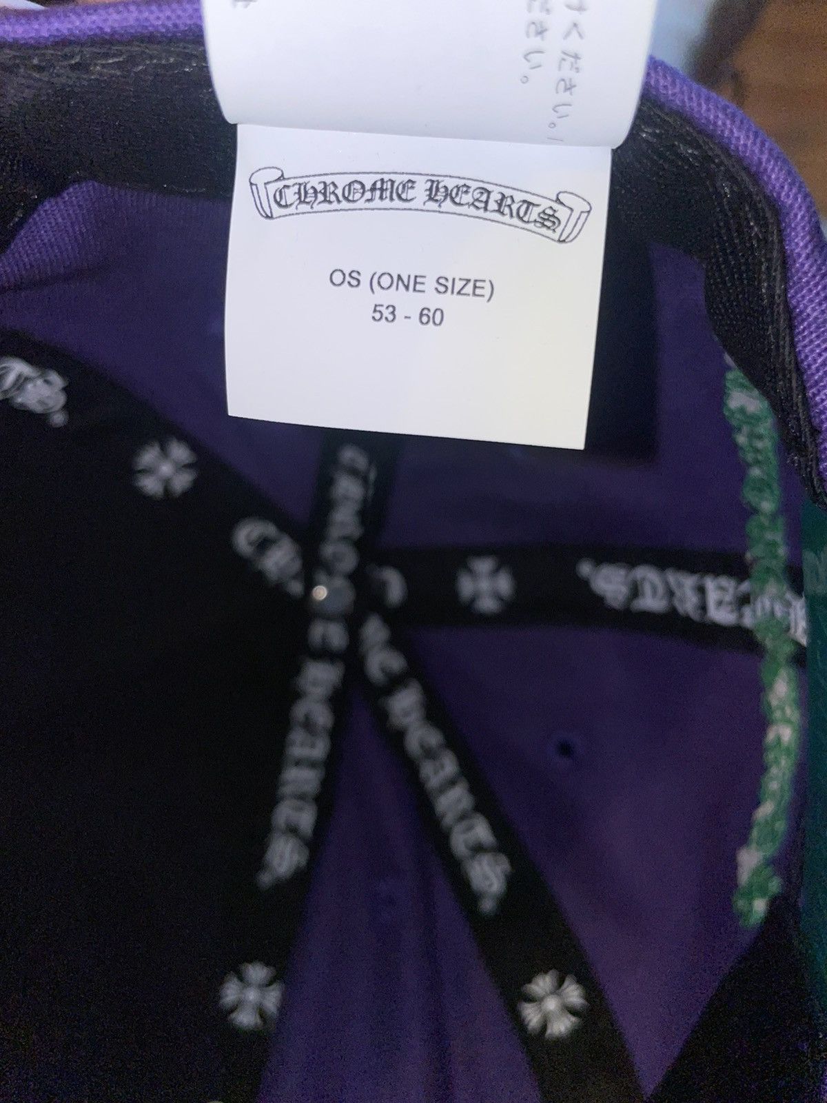 Chrome Hearts Chrome Hearts Purple/Green BaseBall Hat Size ONE SIZE - 7 Thumbnail