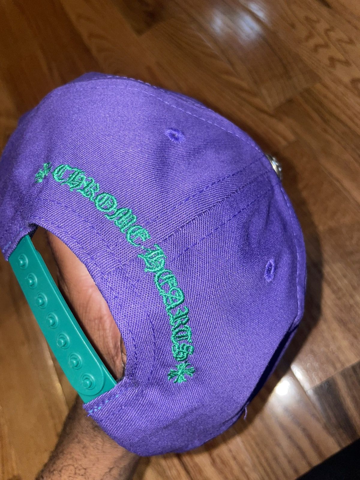 Chrome Hearts Chrome Hearts Purple/Green BaseBall Hat Size ONE SIZE - 4 Thumbnail