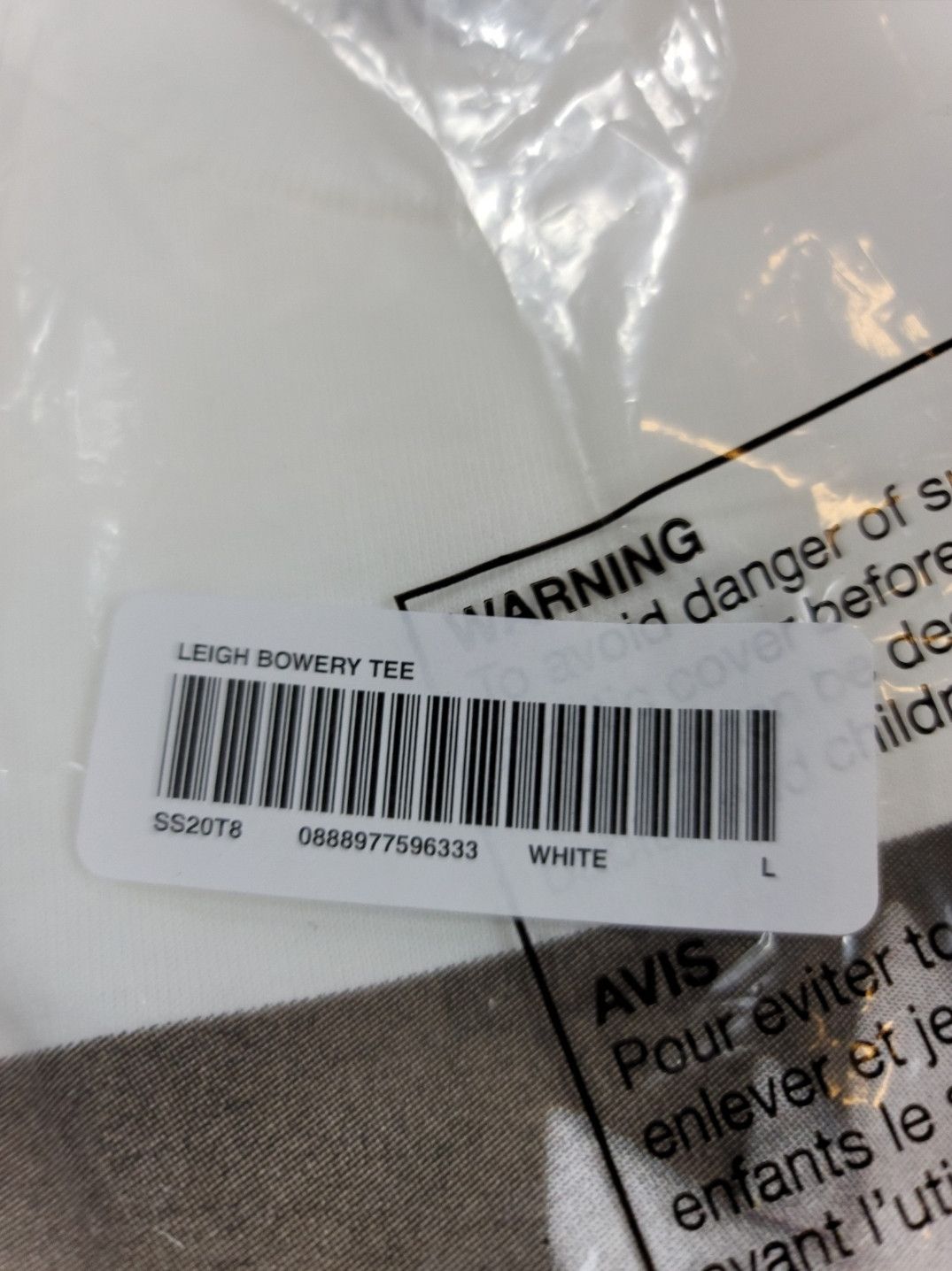 Supreme Supreme SS 2020 Leigh Bowery Tee White T-Shirt Size Large Size US L / EU 52-54 / 3 - 7 Thumbnail