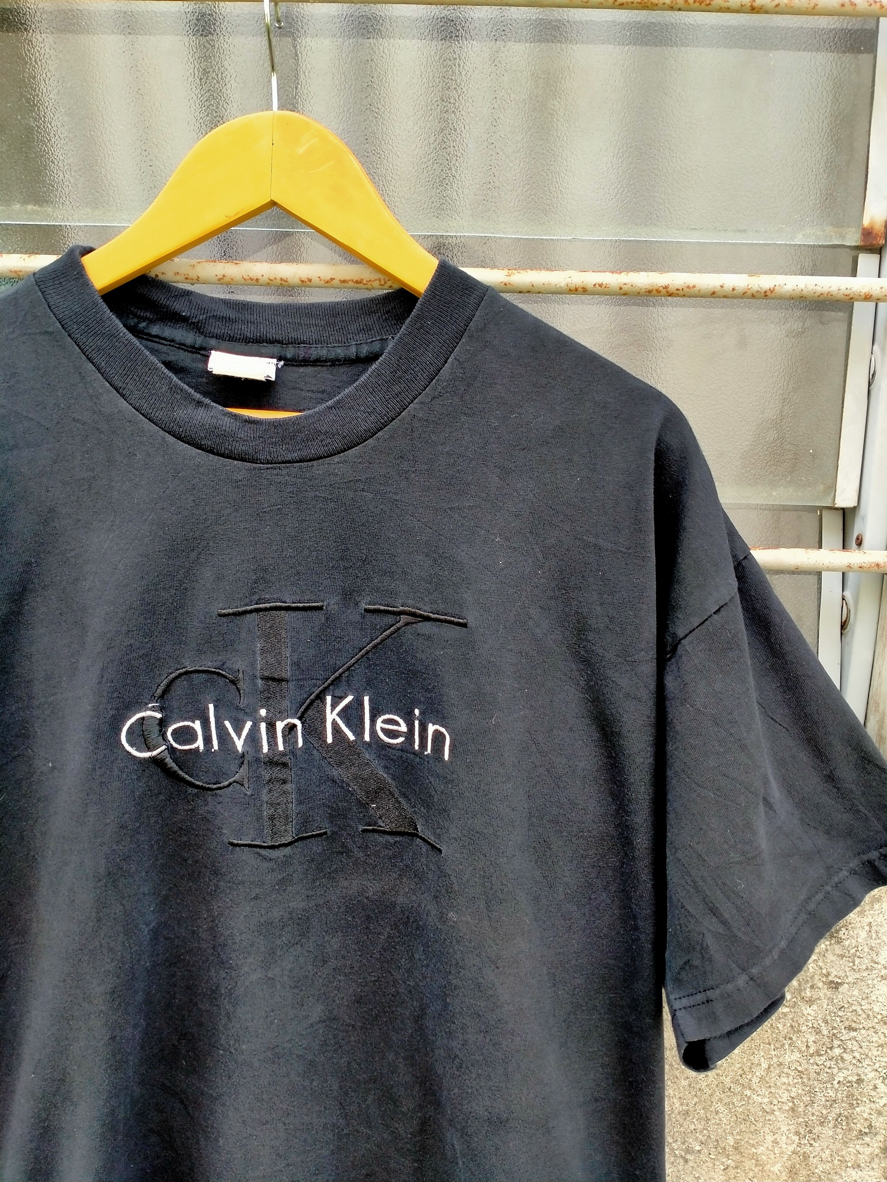 Calvin Klein × Vintage ⚡️Steals⚡️ Calvin Klein Big Logo Embroidery Size US XL / EU 56 / 4 - 5 Thumbnail