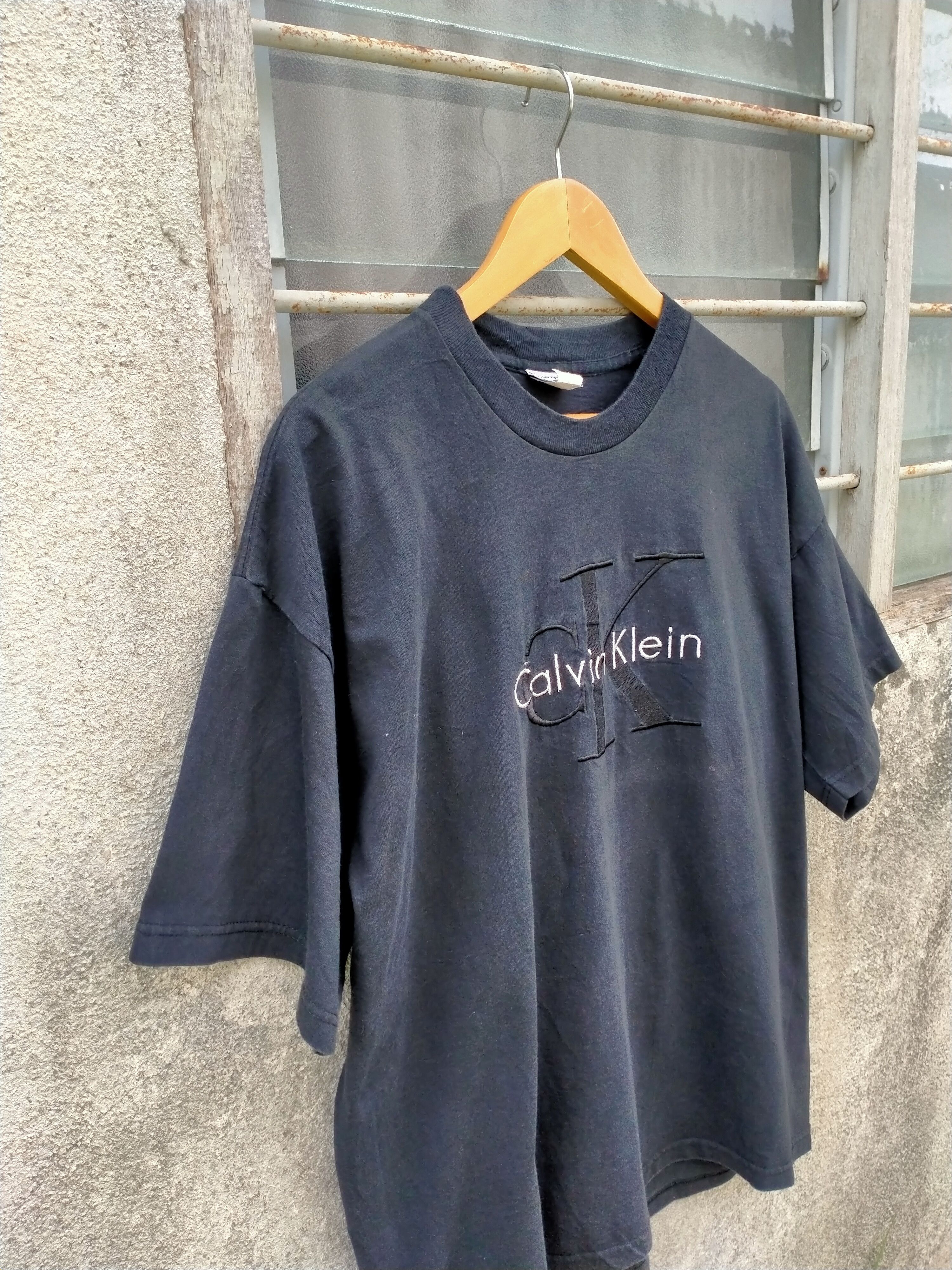 Calvin Klein × Vintage ⚡️Steals⚡️ Calvin Klein Big Logo Embroidery Size US XL / EU 56 / 4 - 4 Thumbnail