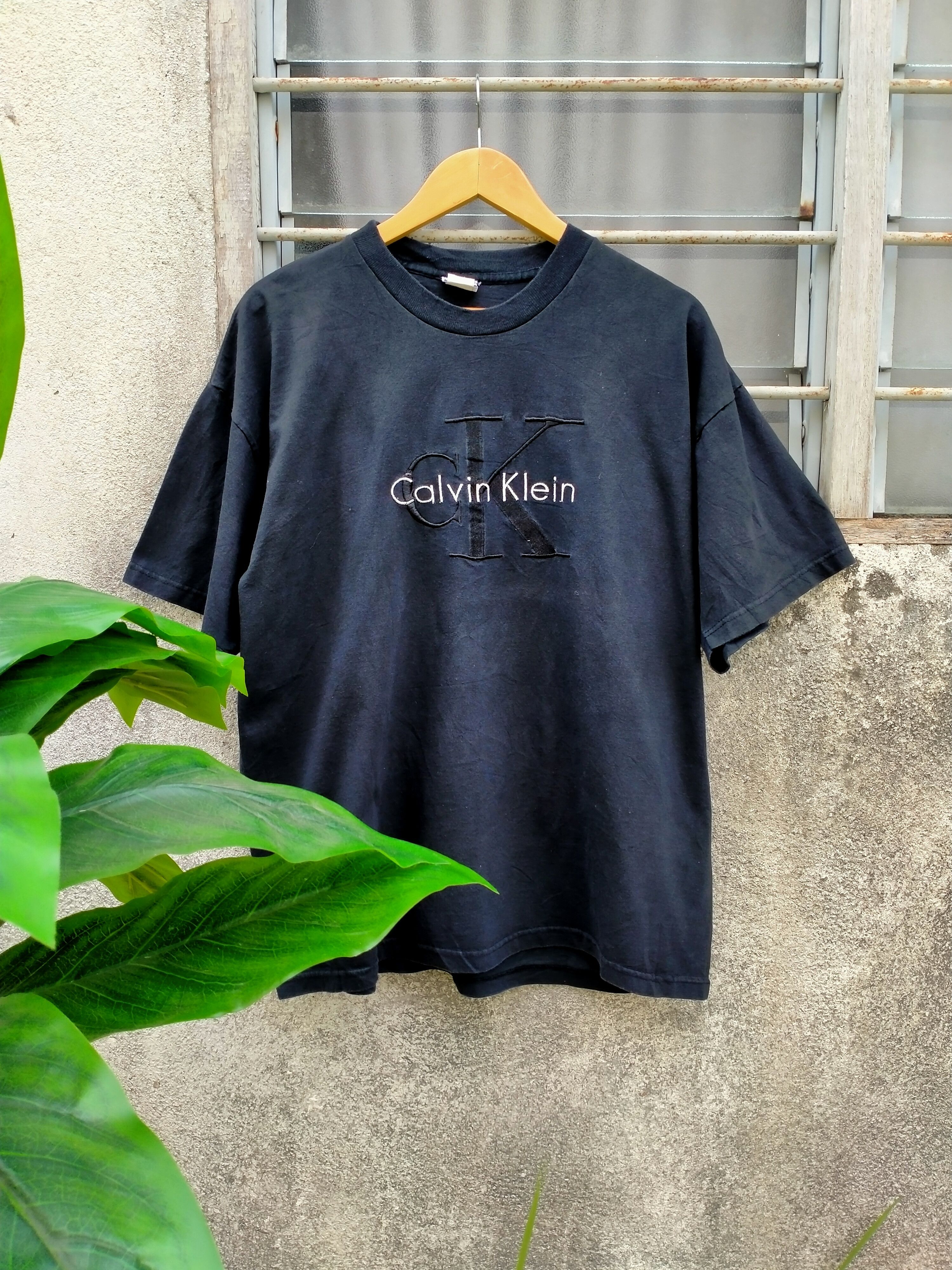 Calvin Klein × Vintage ⚡️Steals⚡️ Calvin Klein Big Logo Embroidery Size US XL / EU 56 / 4 - 1 Thumbnail