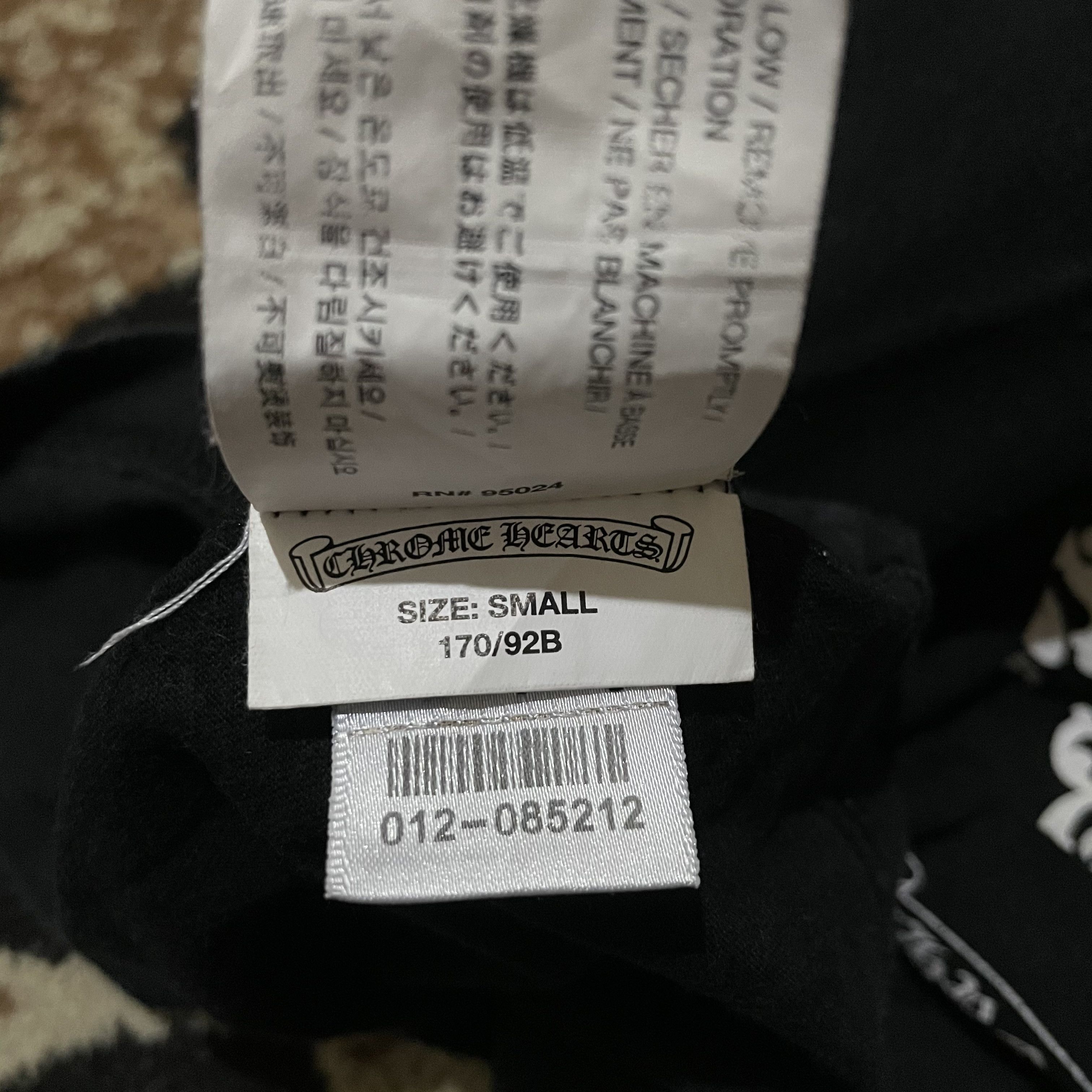 Chrome Hearts Chrome Hearts Dagger Tee Size US S / EU 44-46 / 1 - 8 Thumbnail
