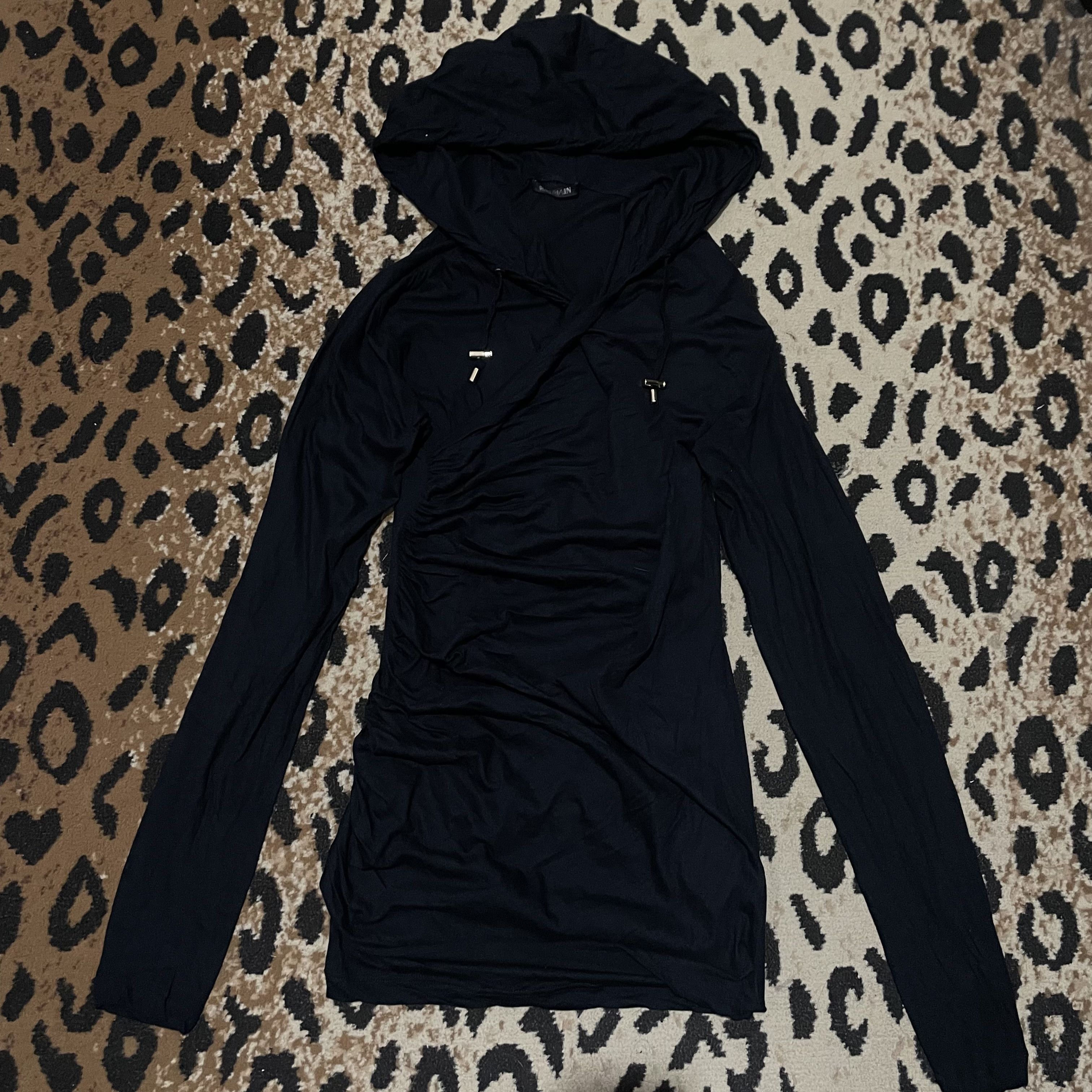 Balmain Balmain Longsleeve With Hoodie Size US M / EU 48-50 / 2 - 1 Thumbnail
