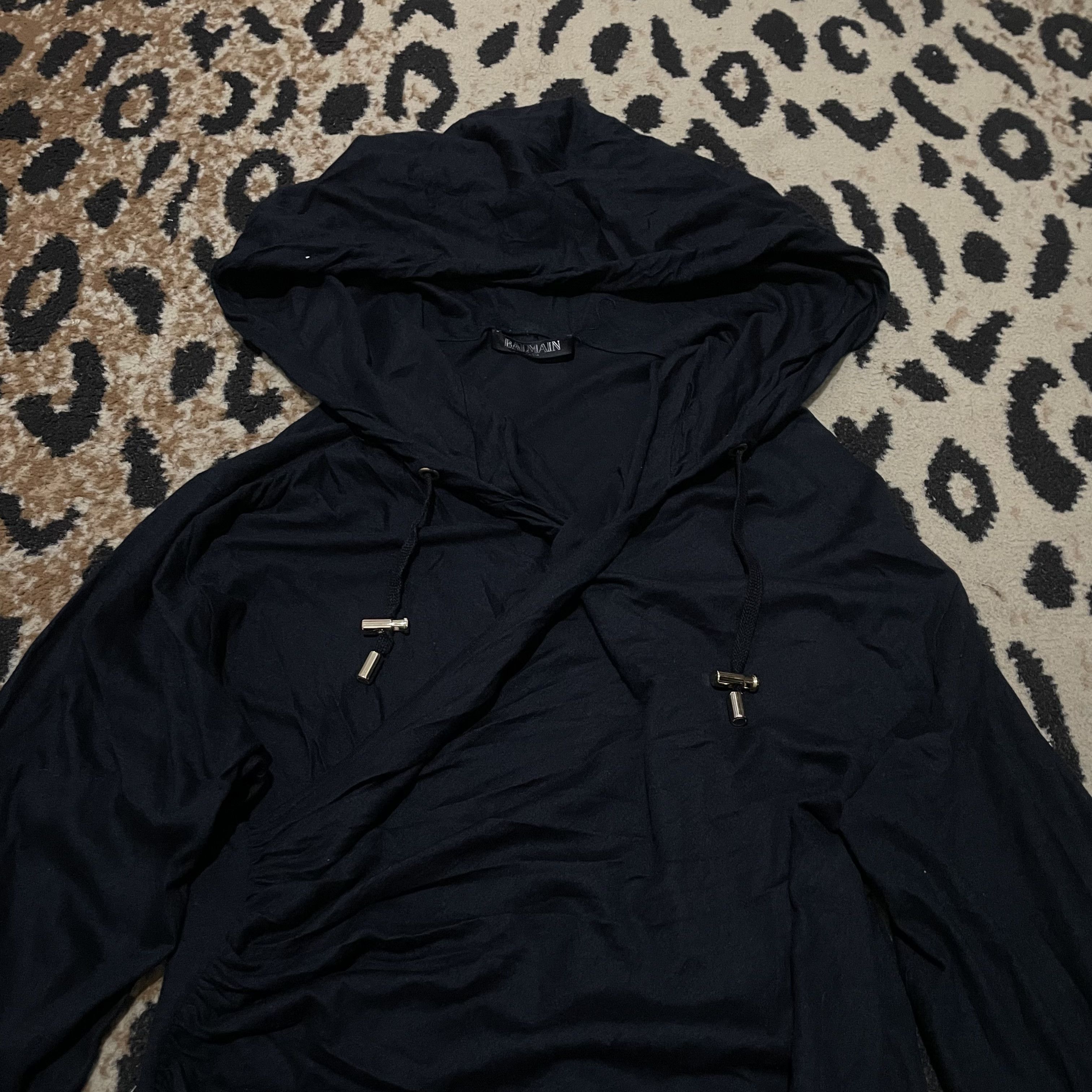 Balmain Balmain Longsleeve With Hoodie Size US M / EU 48-50 / 2 - 3 Thumbnail