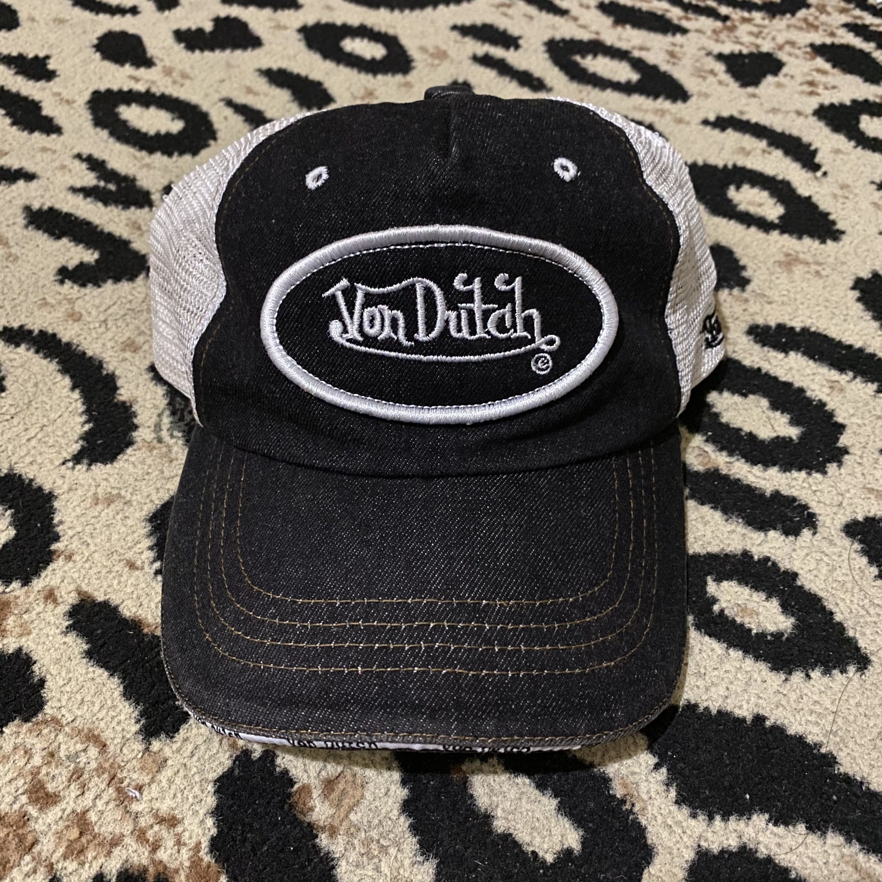 Von Dutch Von Dutch Trucker Hat Denim Size ONE SIZE - 1 Thumbnail