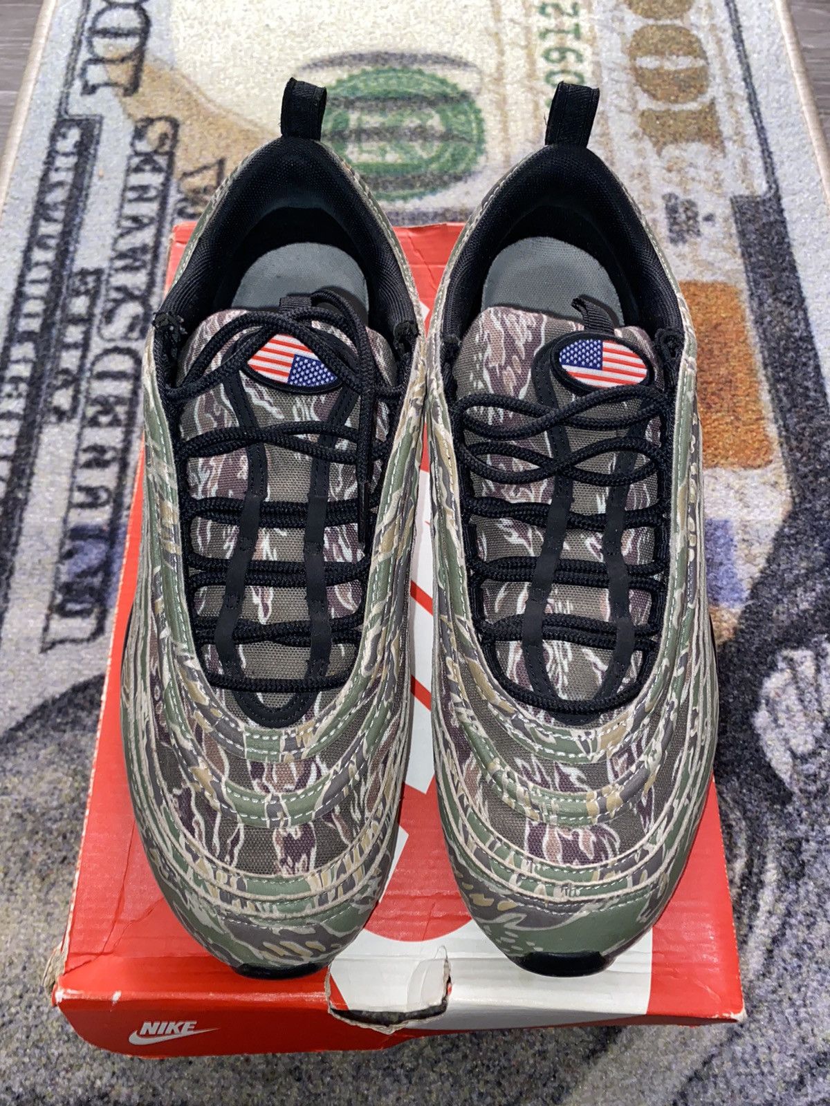 Nike Air Max 97 USA Country Camo 2017 Size US 9.5 / EU 42-43 - 3 Thumbnail