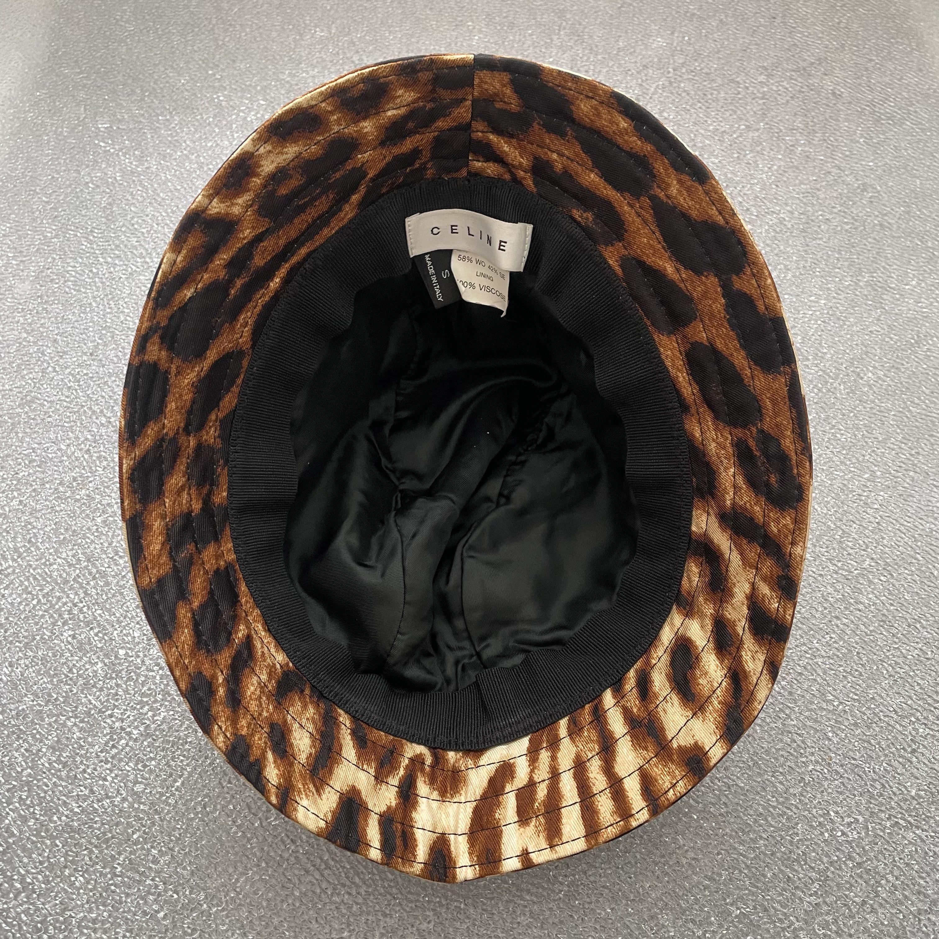 Celine Celine Leopard Bucket Hat Size ONE SIZE - 3 Thumbnail