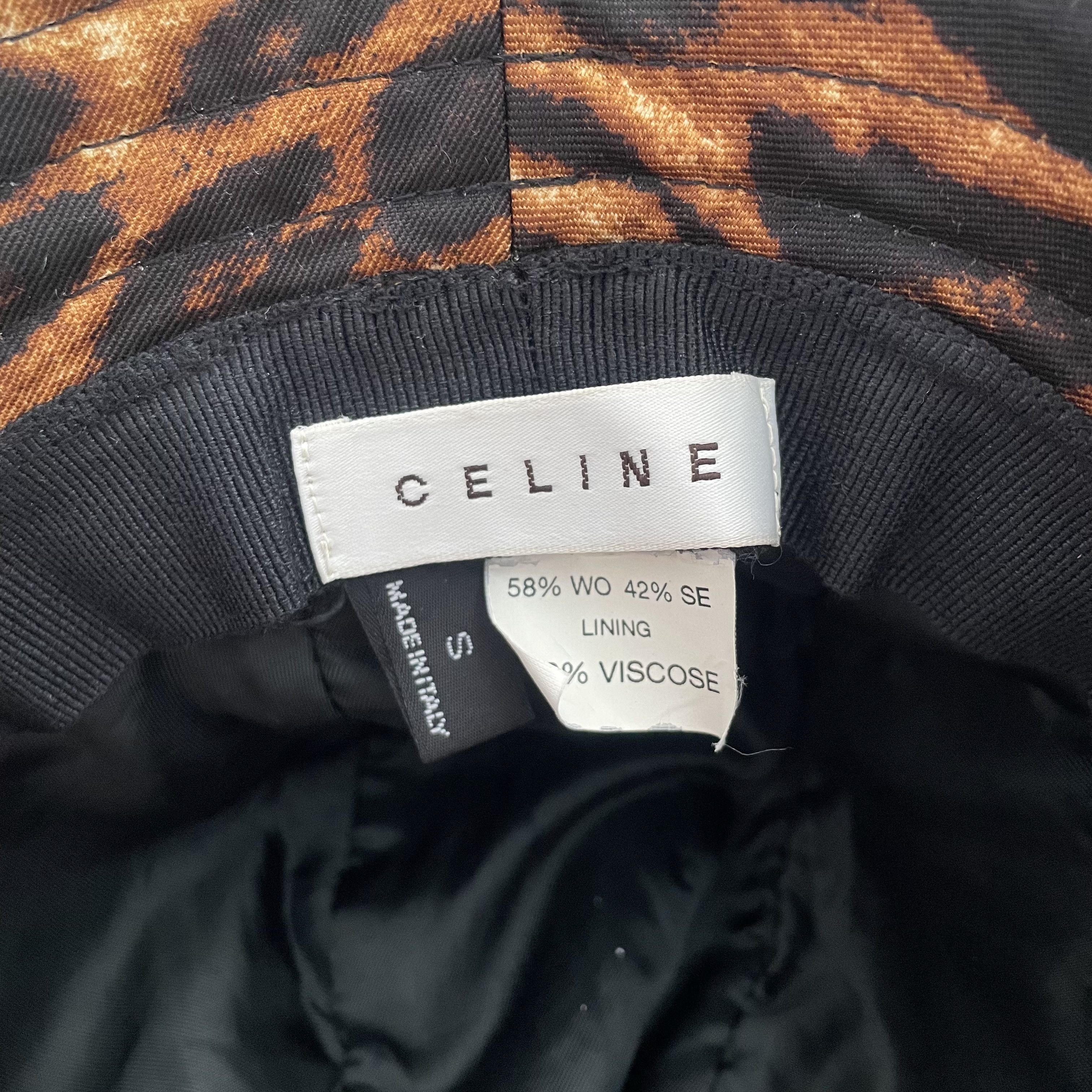Celine Celine Leopard Bucket Hat Size ONE SIZE - 4 Thumbnail