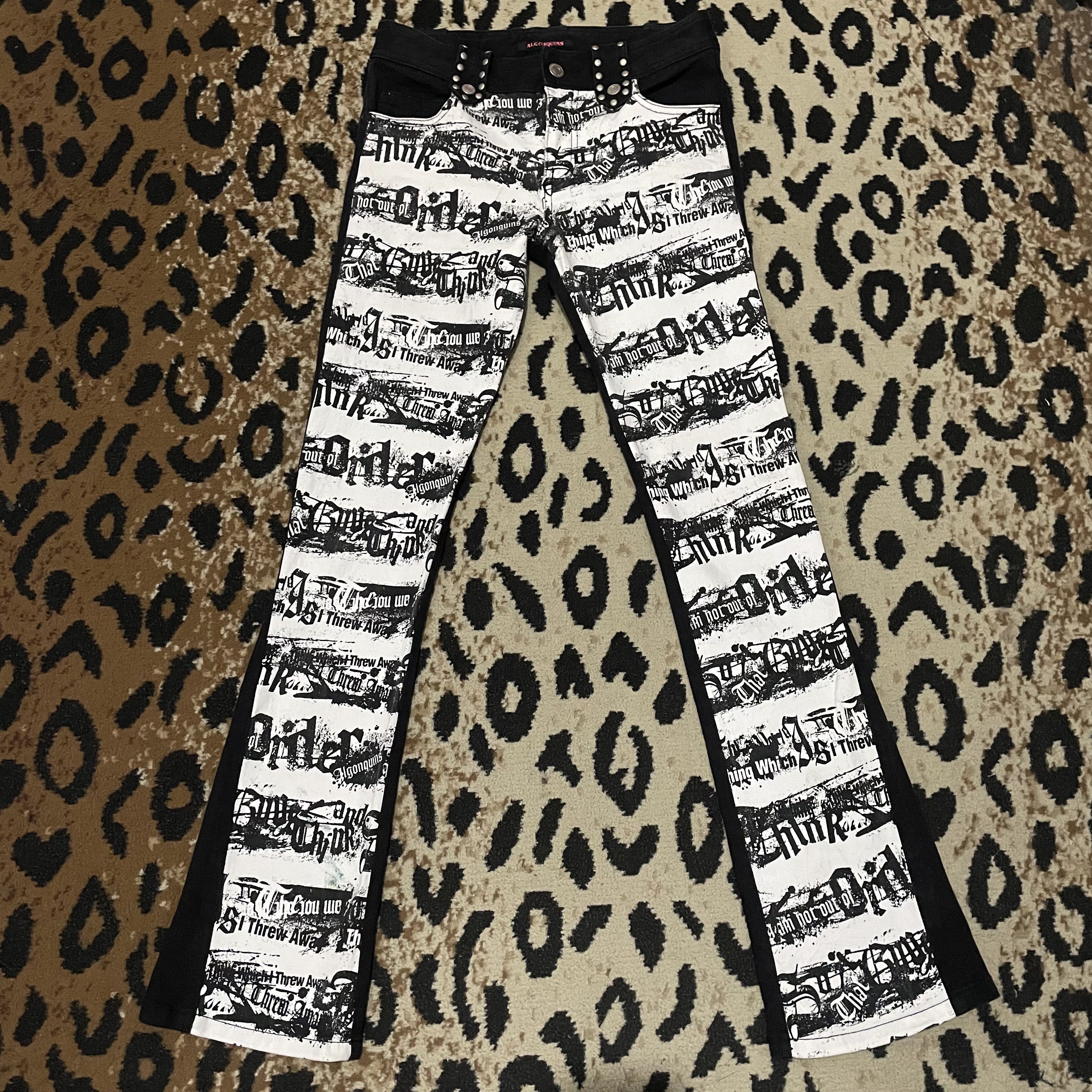Japanese Brand Algonquins Bondage Pants Size US 29 - 1 Thumbnail