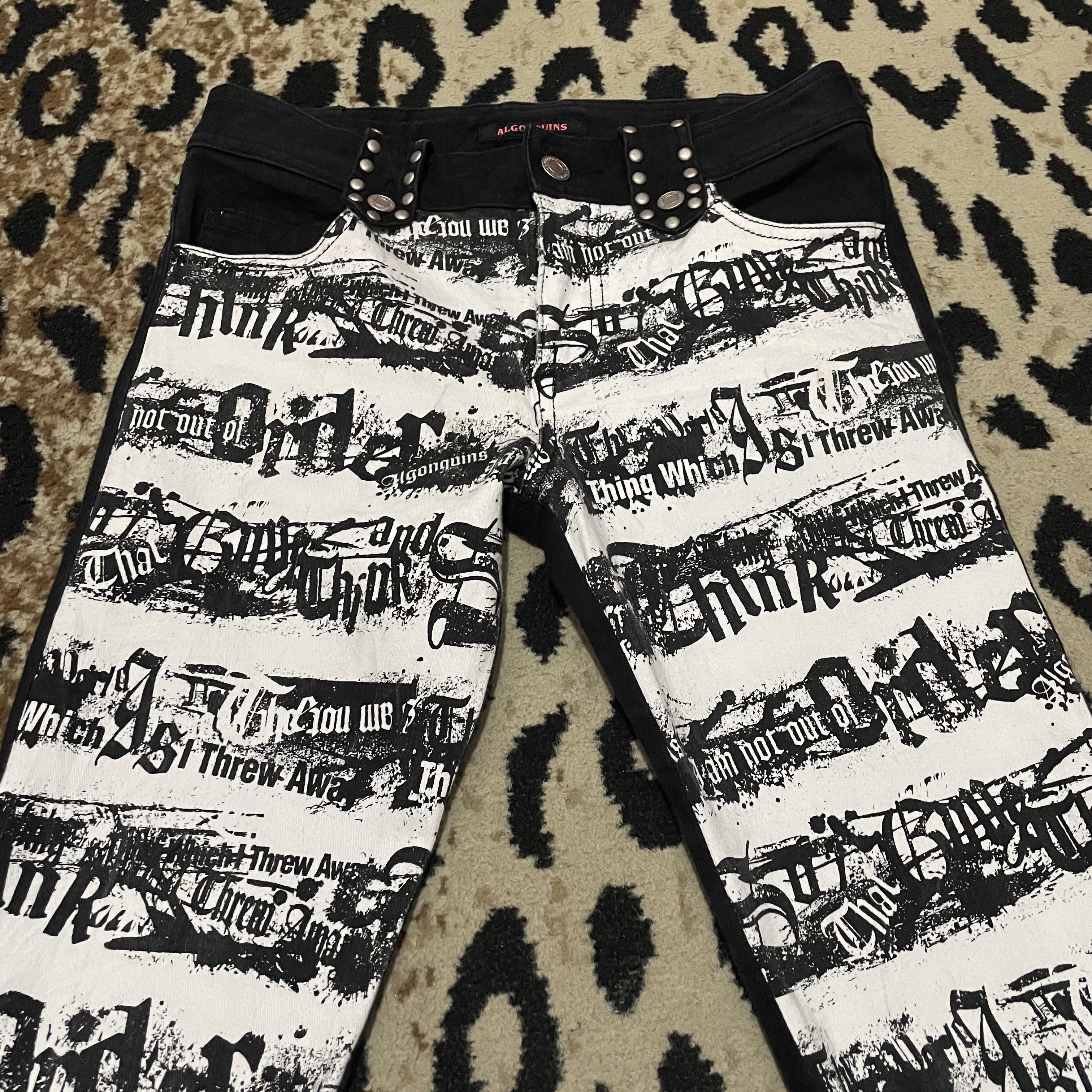 Japanese Brand Algonquins Bondage Pants Size US 29 - 2 Thumbnail