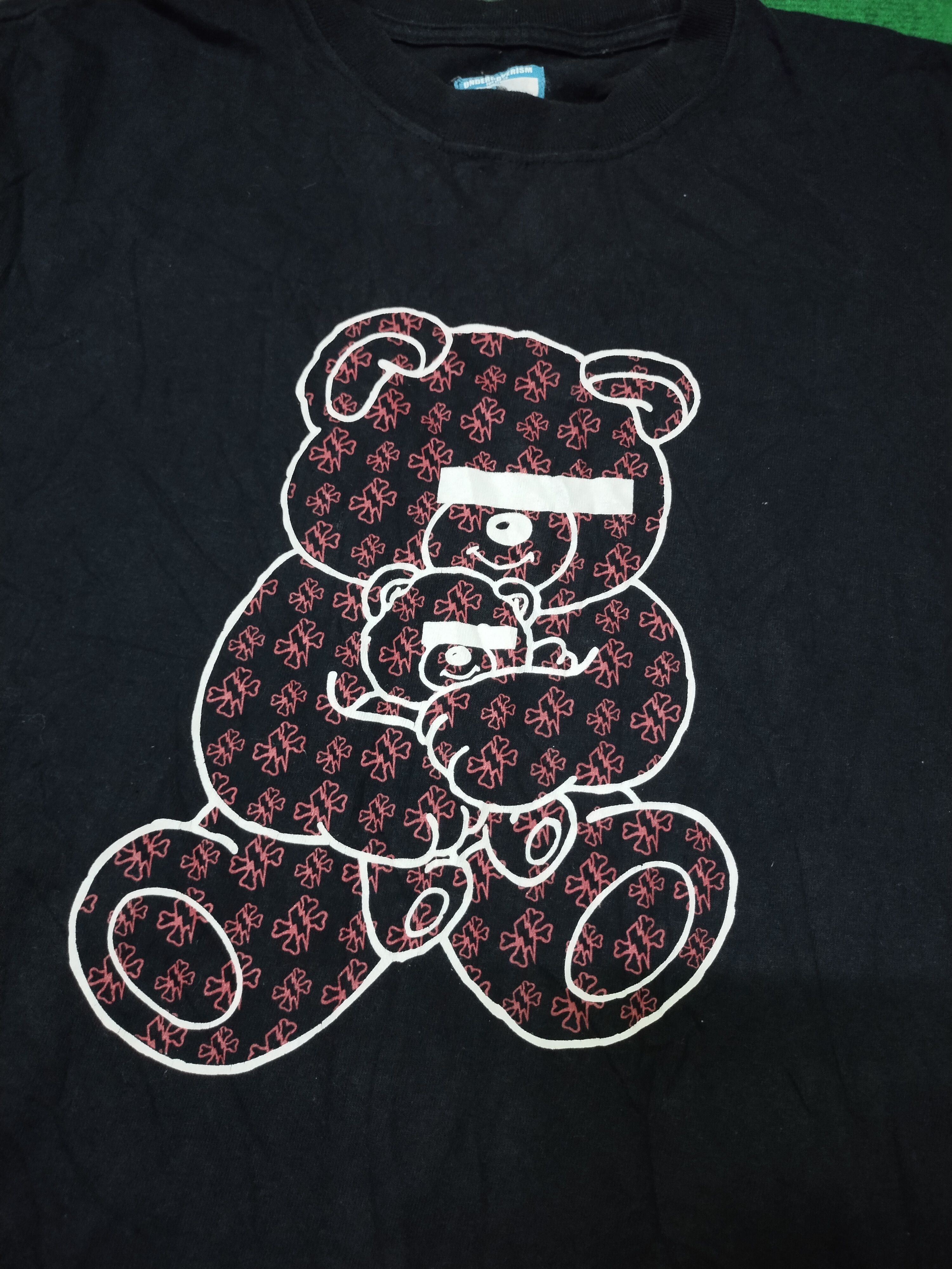 Jun Takahashi × Undercover Vintage Undercover Jun Takahashi Bear Big Logo Shirt Tee Size US M / EU 48-50 / 2 - 2 Thumbnail