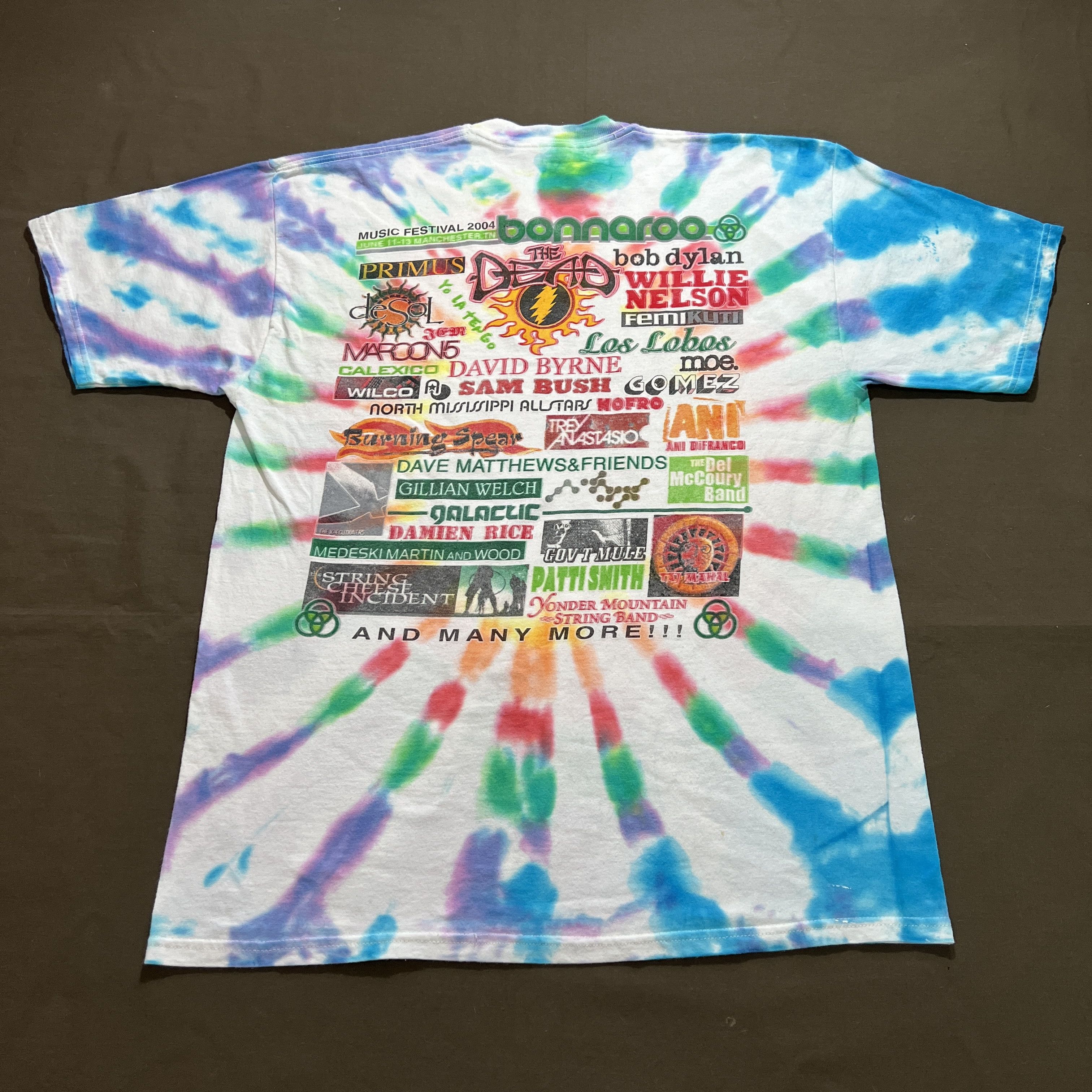 Band Tees Vintage Y2K Bonnaroo Tour Tee Grateful Dead Primus Size US XL / EU 56 / 4 - 5 Thumbnail
