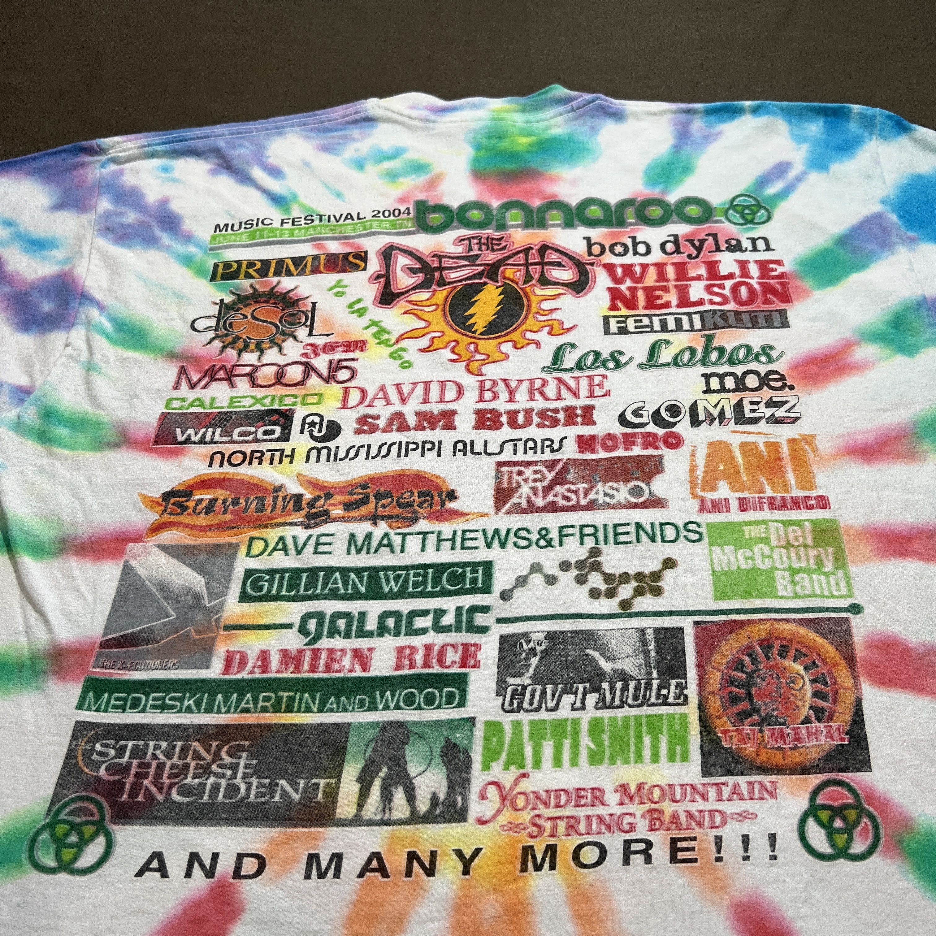 Band Tees Vintage Y2K Bonnaroo Tour Tee Grateful Dead Primus Size US XL / EU 56 / 4 - 4 Thumbnail