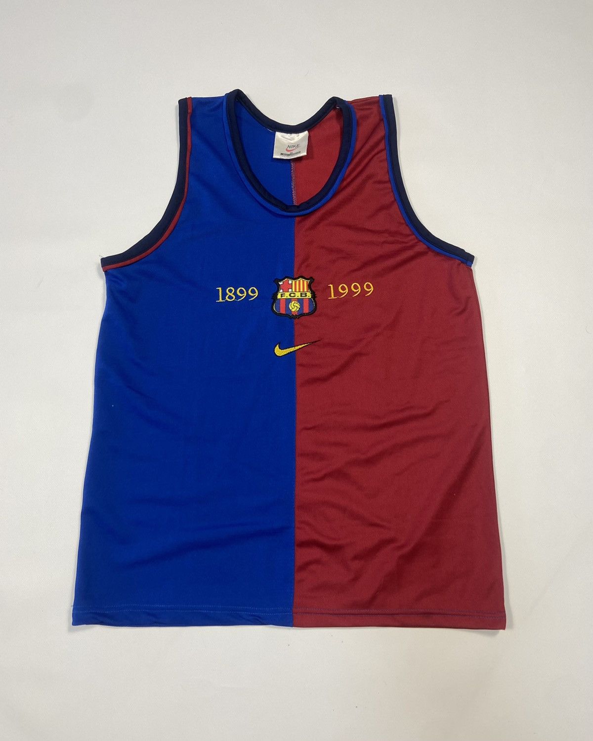 Nike × Vintage Vintage Nike soccer jersey F.C.Barcelona 90s Streetwear fan Size US L / EU 52-54 / 3 - 2 Thumbnail