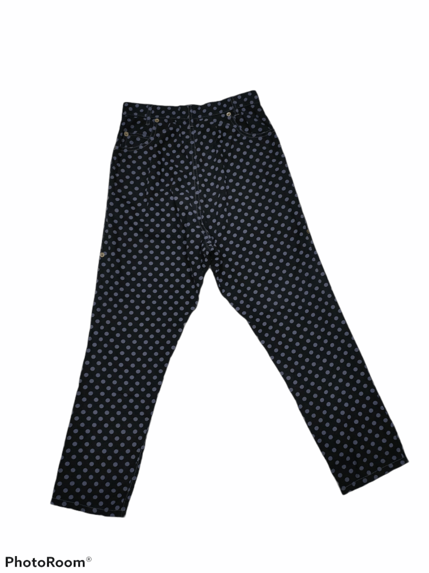 Issey Miyake × Japanese Brand × mercibeaucoup MERCIBEAUCOUP JEVOUS ENPRIE POLKADOTS BACKWARDS PANTS Size US 30 / EU 46 - 2 Thumbnail