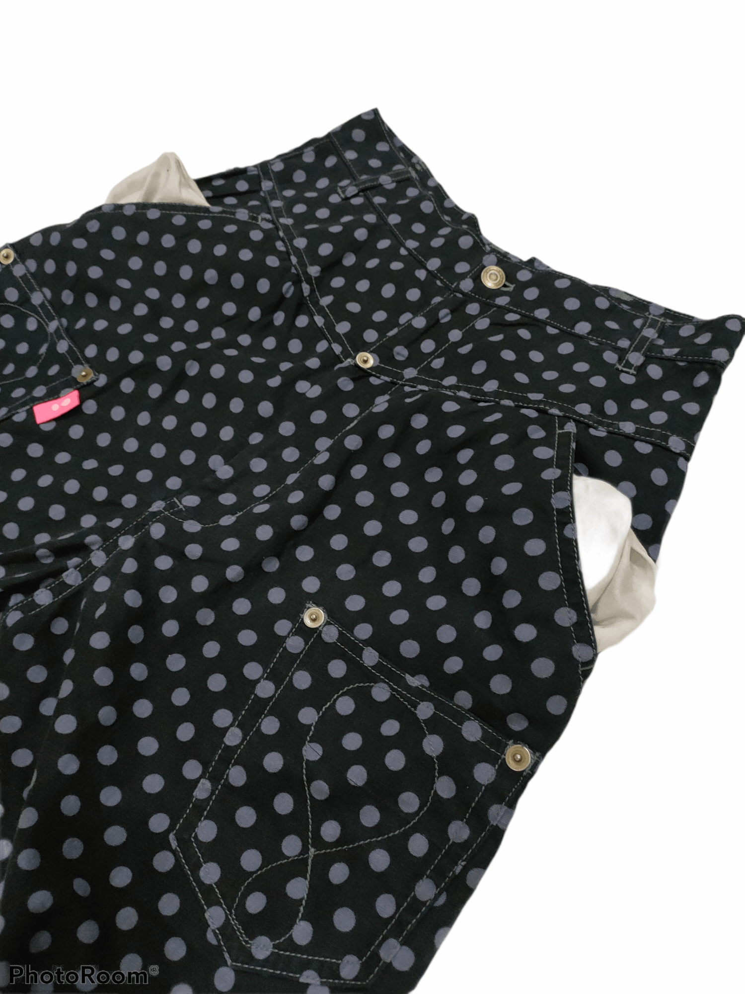 Issey Miyake × Japanese Brand × mercibeaucoup MERCIBEAUCOUP JEVOUS ENPRIE POLKADOTS BACKWARDS PANTS Size US 30 / EU 46 - 6 Thumbnail