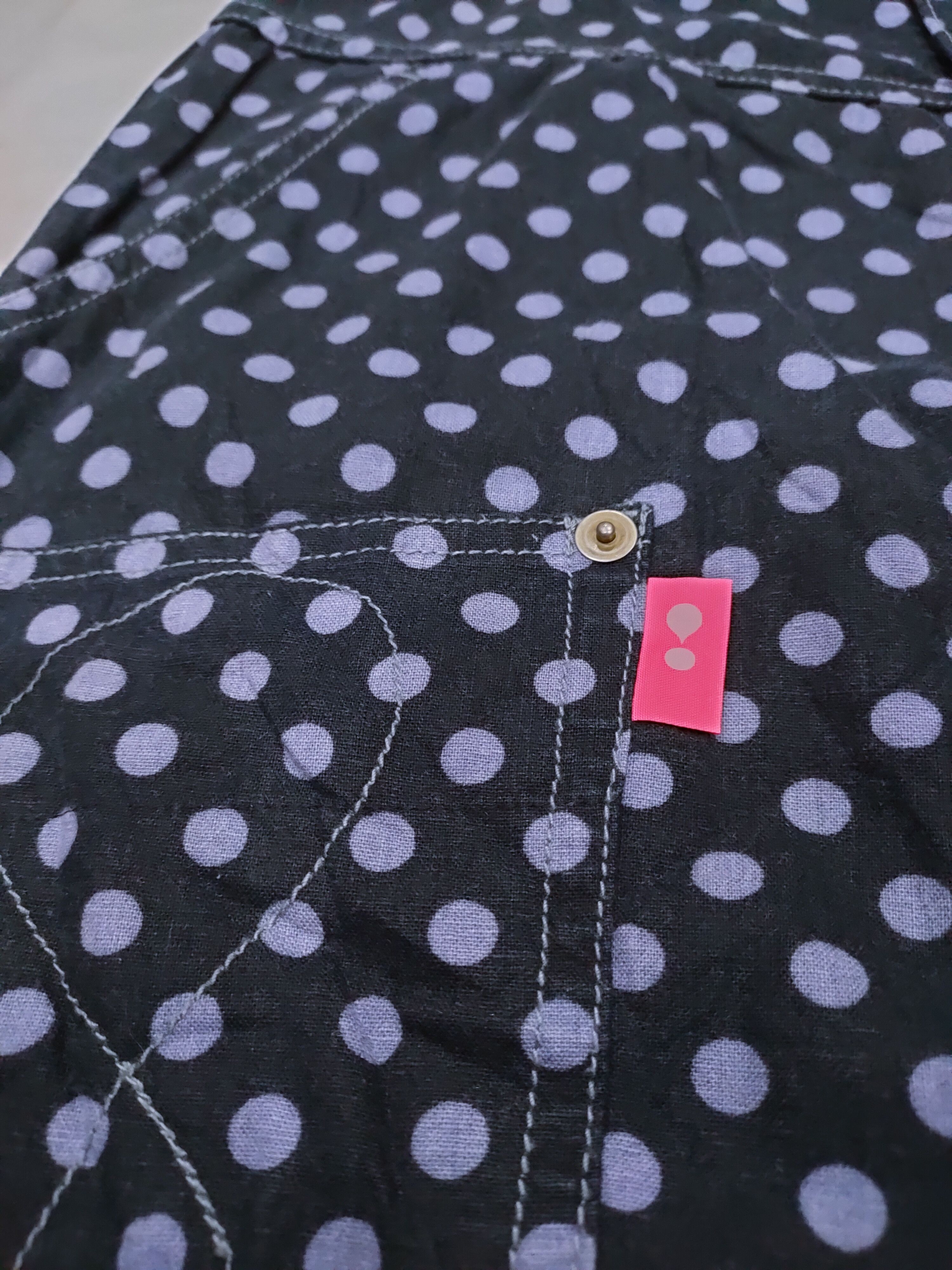 Issey Miyake × Japanese Brand × mercibeaucoup MERCIBEAUCOUP JEVOUS ENPRIE POLKADOTS BACKWARDS PANTS Size US 30 / EU 46 - 13 Thumbnail