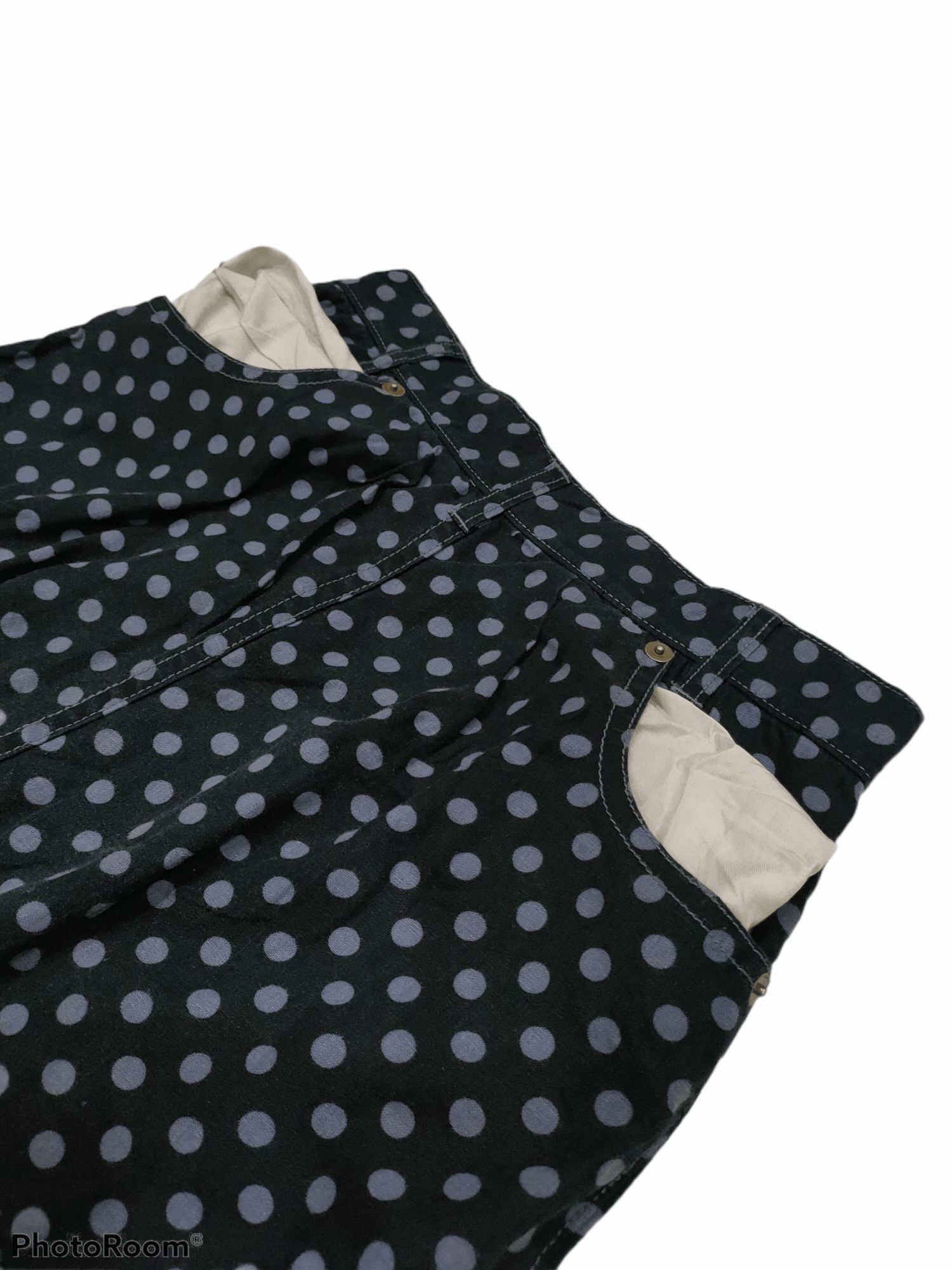 Issey Miyake × Japanese Brand × mercibeaucoup MERCIBEAUCOUP JEVOUS ENPRIE POLKADOTS BACKWARDS PANTS Size US 30 / EU 46 - 7 Thumbnail