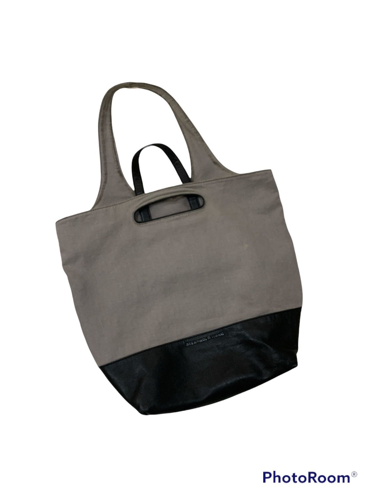 Alexander Wang VINTAGE ALEXANDER WANG ALPHA SHOPPER BAG FABRIC AND LEATHER Size ONE SIZE - 2 Thumbnail