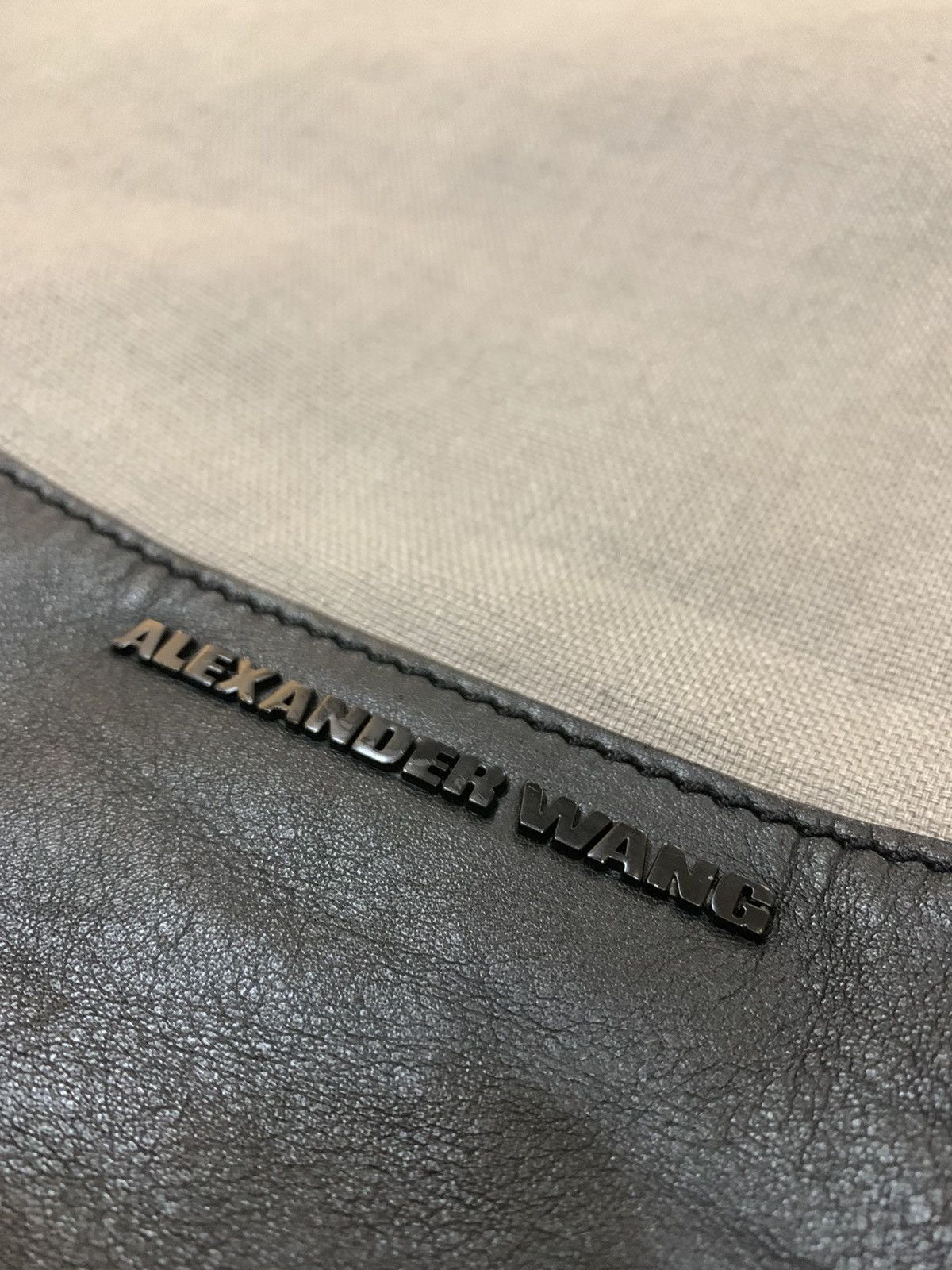 Alexander Wang VINTAGE ALEXANDER WANG ALPHA SHOPPER BAG FABRIC AND LEATHER Size ONE SIZE - 4 Thumbnail