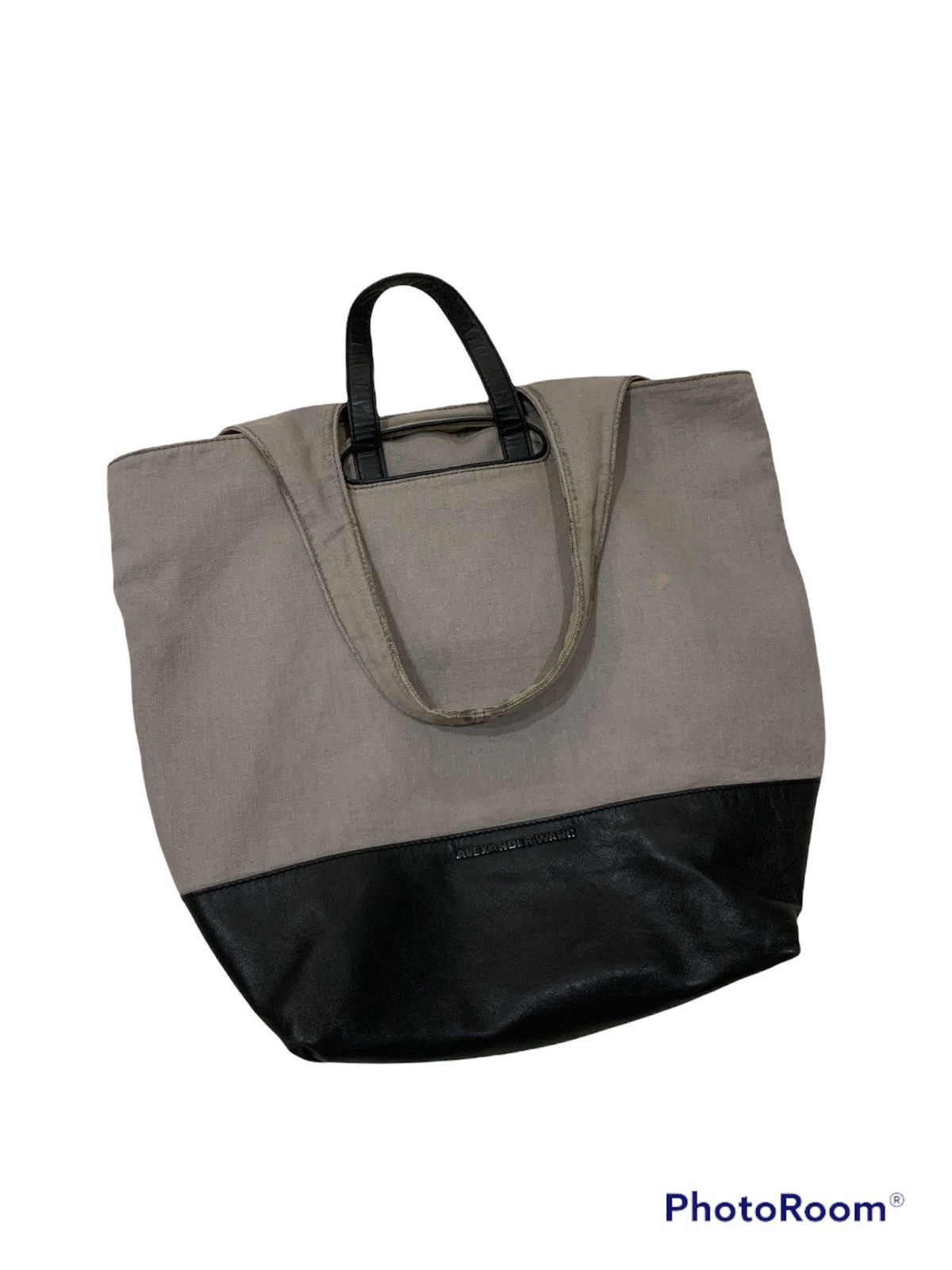 Alexander Wang VINTAGE ALEXANDER WANG ALPHA SHOPPER BAG FABRIC AND LEATHER Size ONE SIZE - 1 Thumbnail
