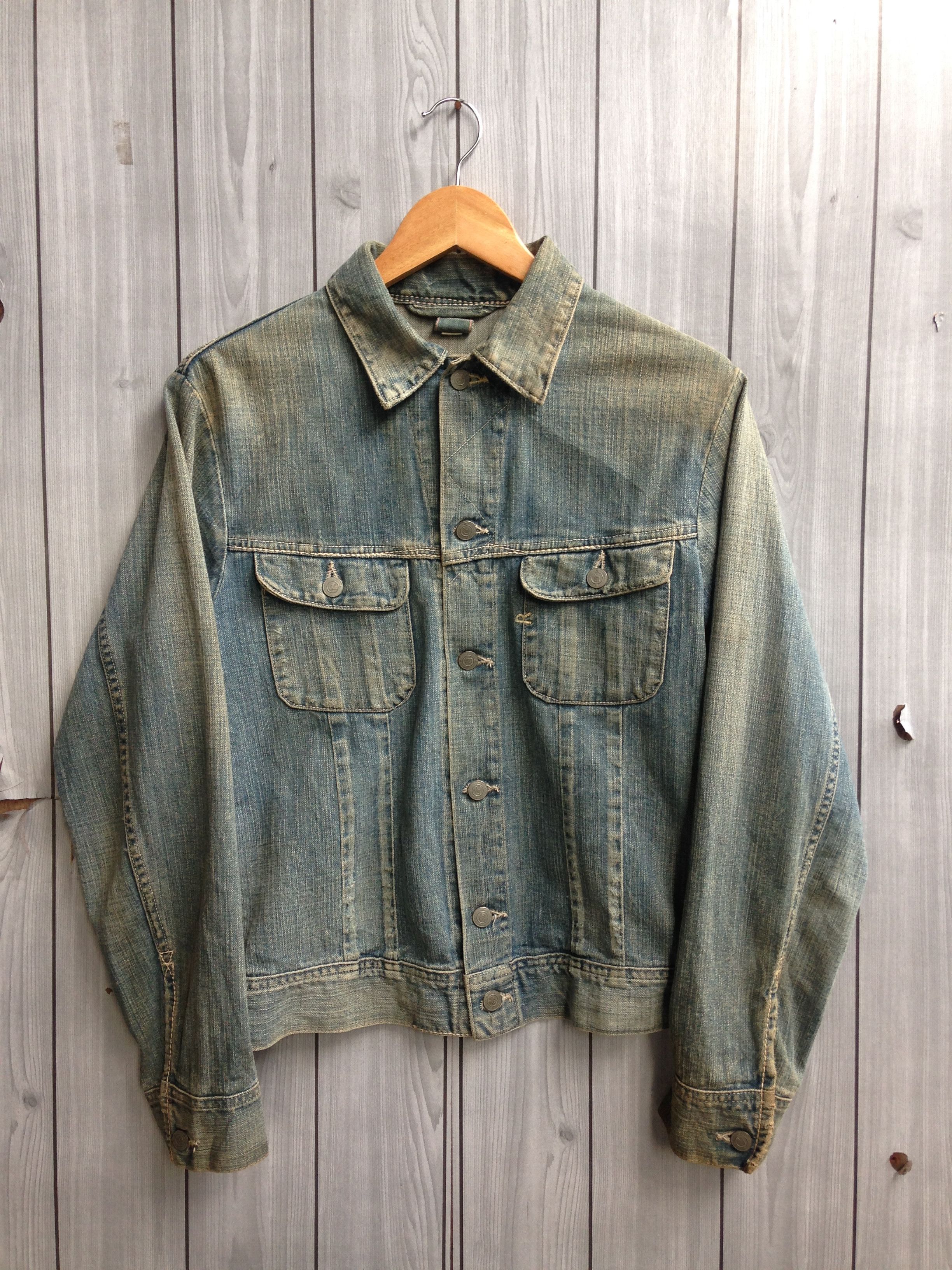 45rpm 45rpm Distressed Denim Japan Jacket Size US M / EU 48-50 / 2 - 1 Thumbnail