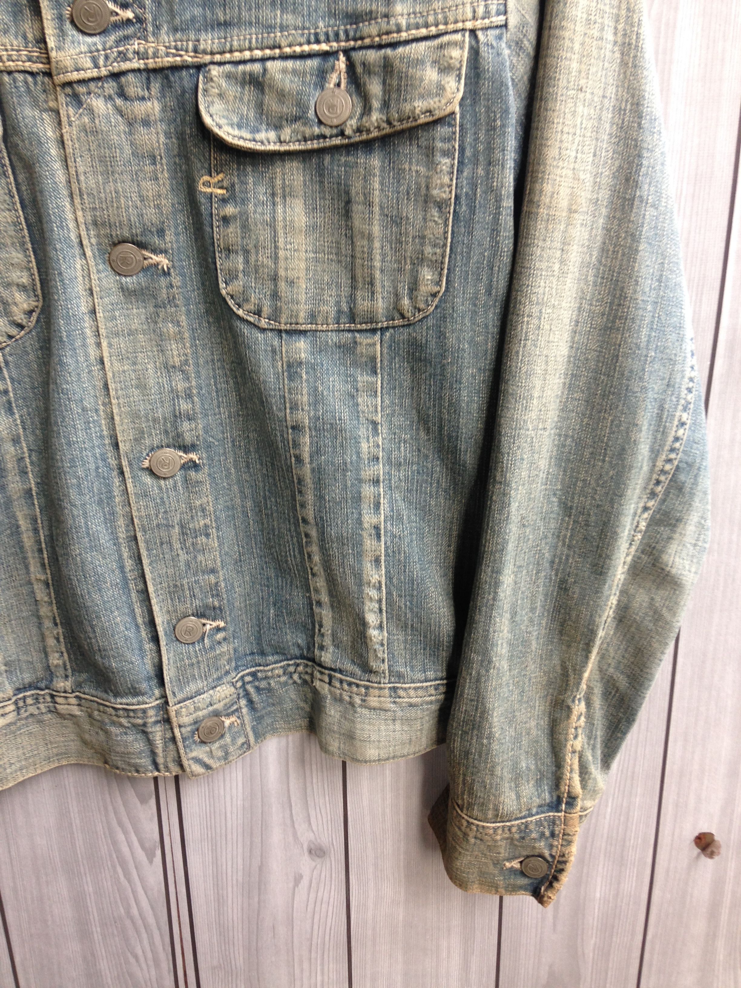 45rpm 45rpm Distressed Denim Japan Jacket Size US M / EU 48-50 / 2 - 3 Thumbnail