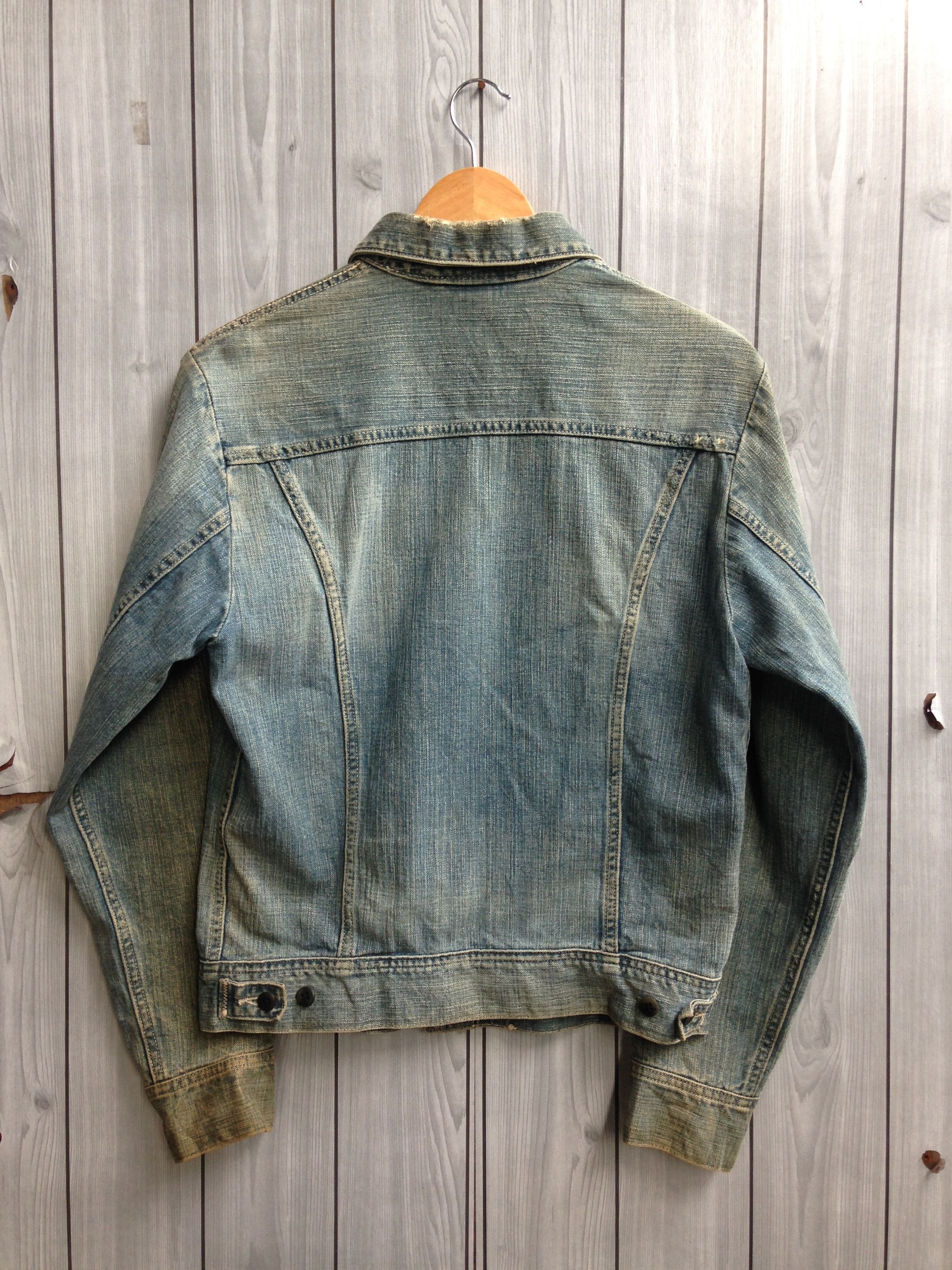 45rpm 45rpm Distressed Denim Japan Jacket Size US M / EU 48-50 / 2 - 4 Thumbnail