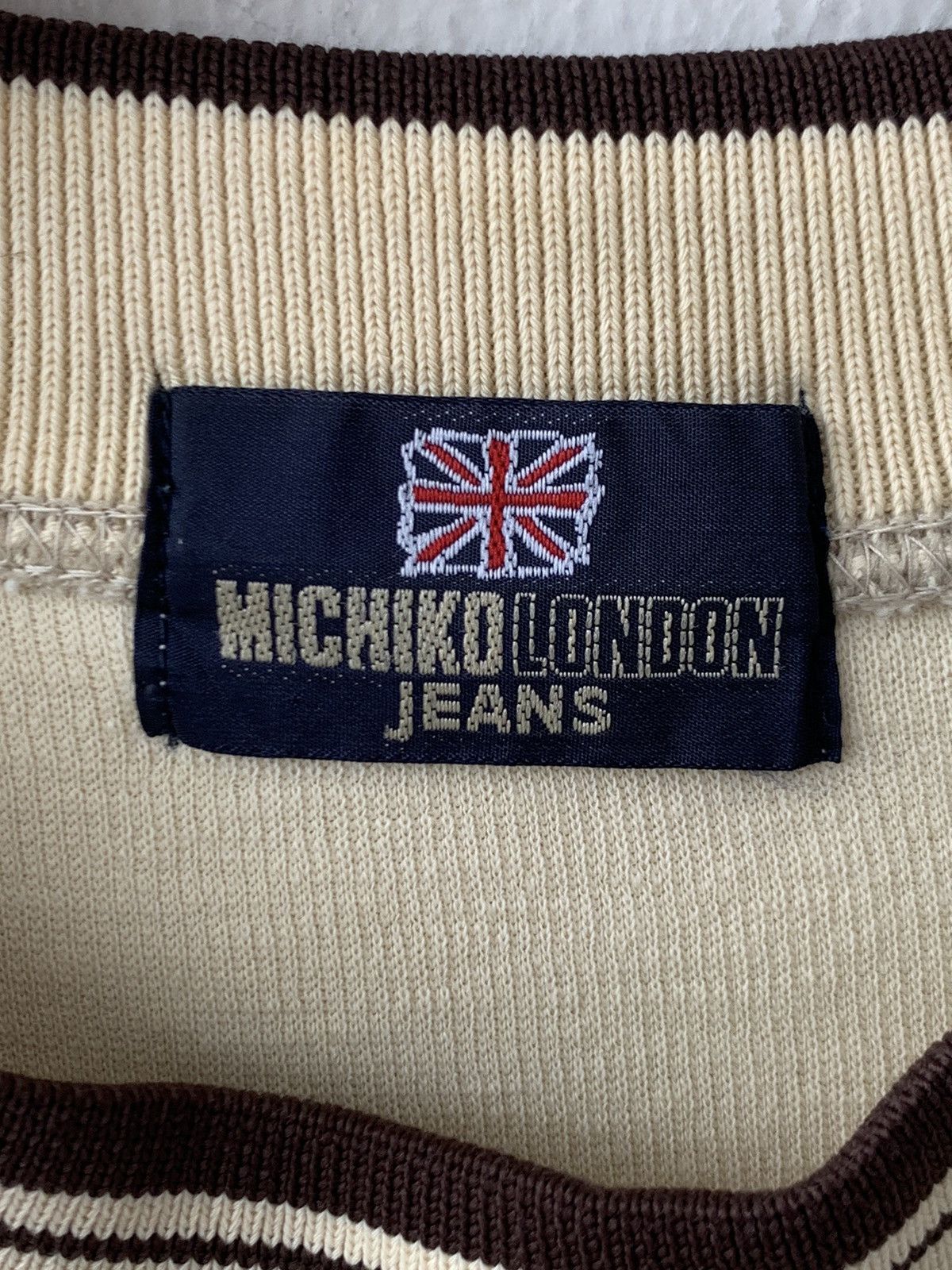 Michiko Koshino London Vintage Distressed Michiko London Embroidered Crewneck Size US M / EU 48-50 / 2 - 7 Thumbnail