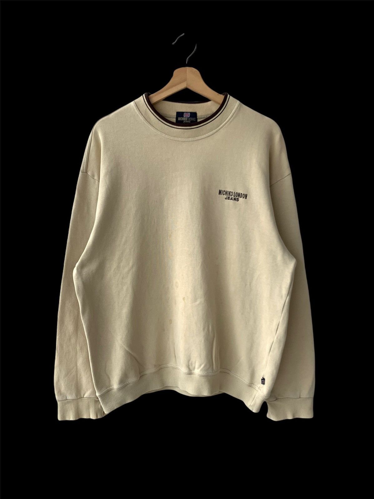 Michiko Koshino London Vintage Distressed Michiko London Embroidered Crewneck Size US M / EU 48-50 / 2 - 2 Thumbnail