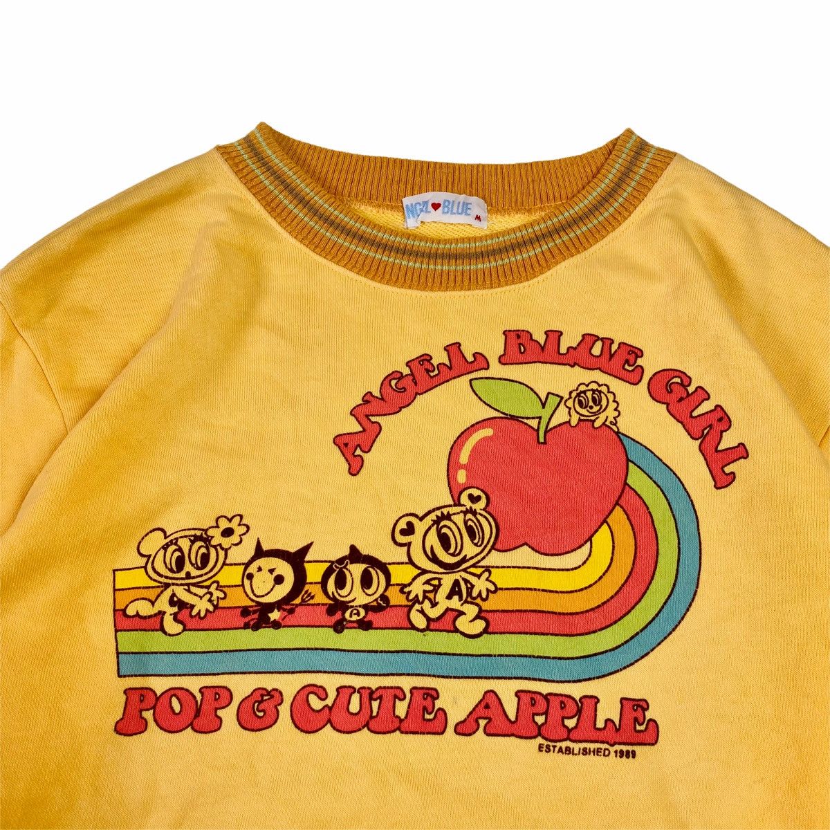 Angel Blue 1990s Angel Blue - Pop N Cute Apple Sweatshirt Size US M / EU 48-50 / 2 - 3 Thumbnail