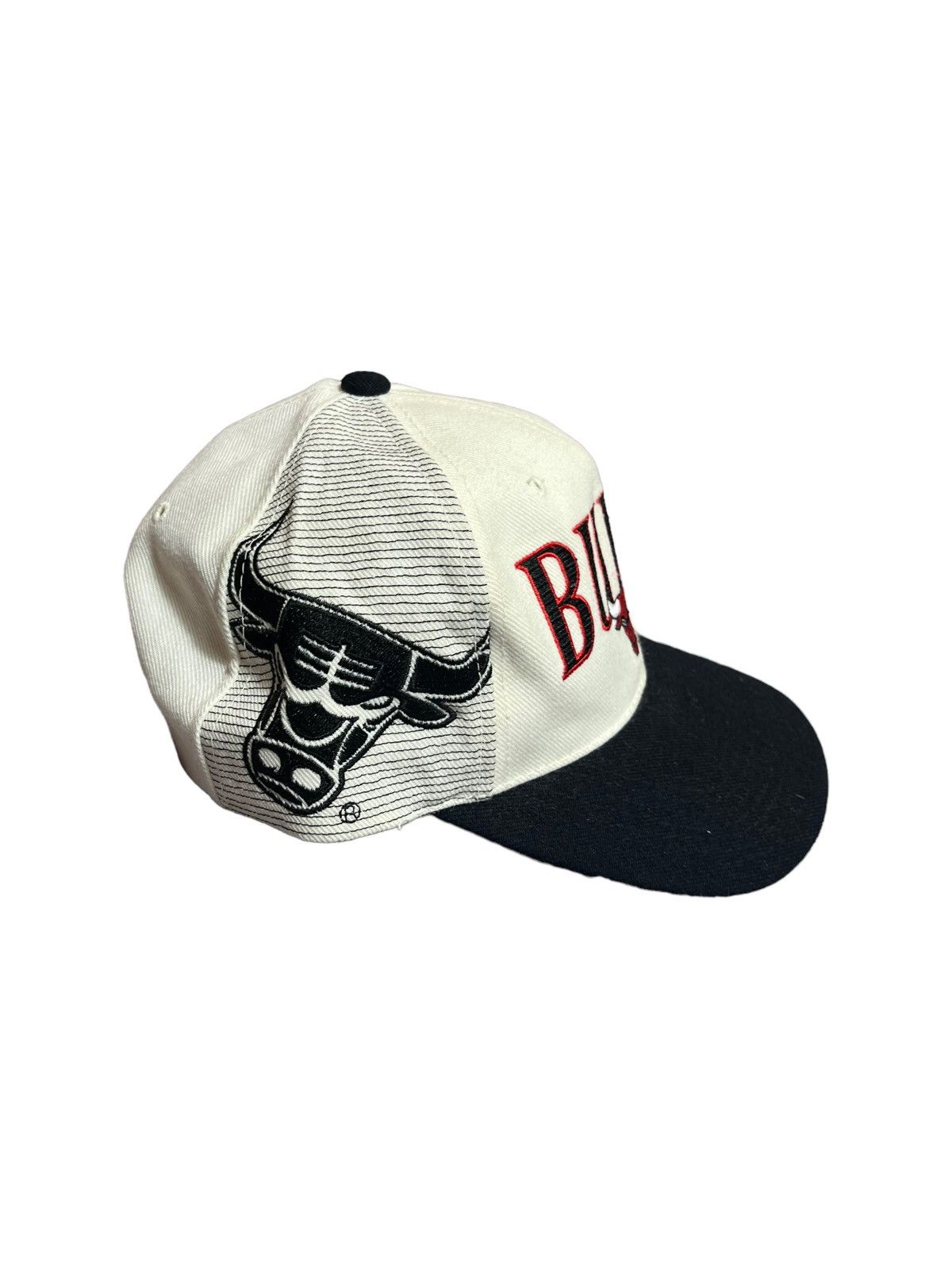 NBA × Vintage 90s Chicago Bulls NBA Sports Specialties Shadow Laser Hat Size ONE SIZE - 2 Thumbnail