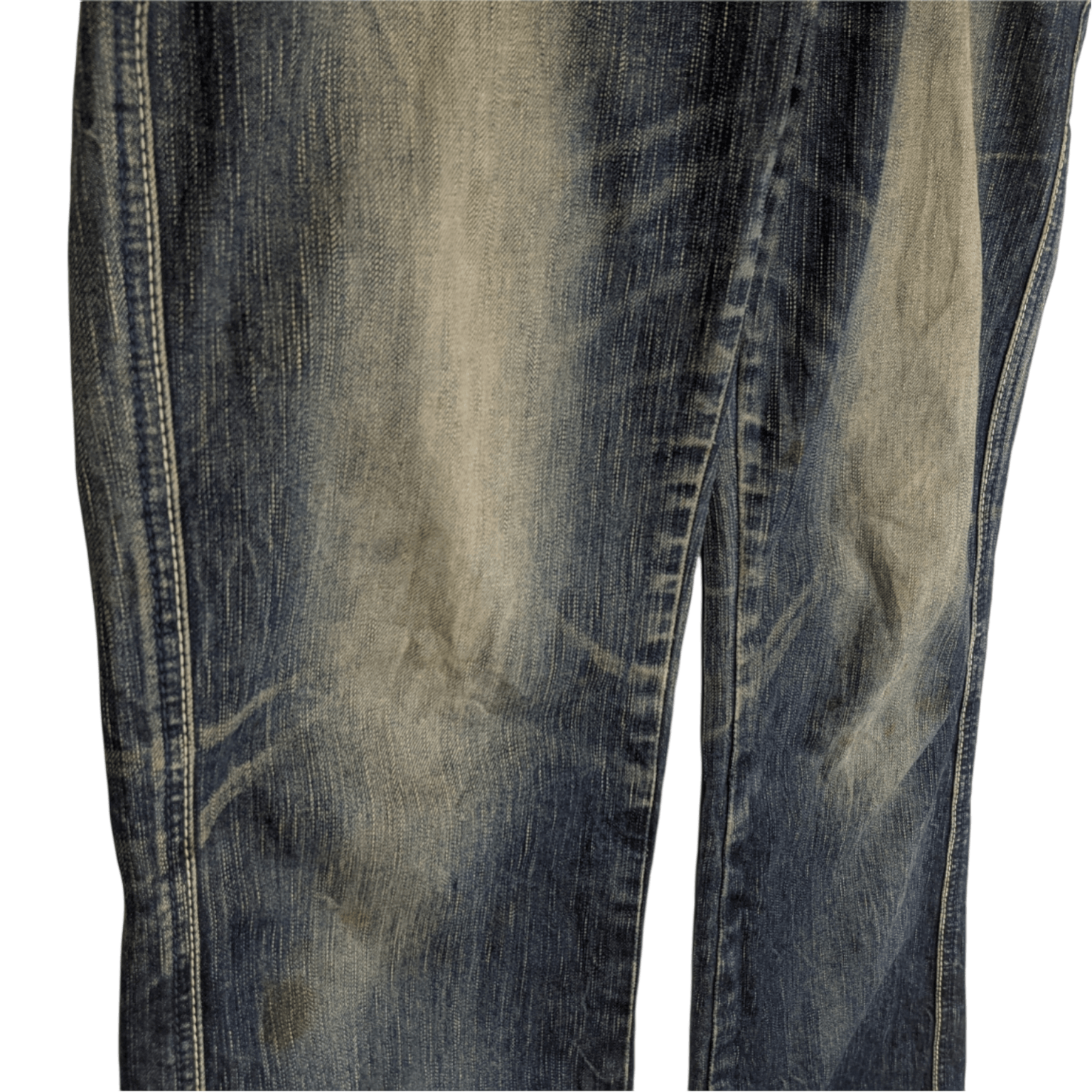 Edwin 90's EDWIN 503 Japan Denim Distressed Jeans Pant Acid Wash Size US 35 - 4 Thumbnail
